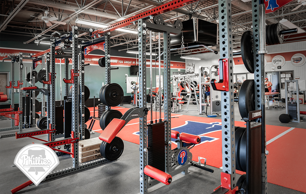 Philadelphia Phillies Sorinex strength and conditioning facility