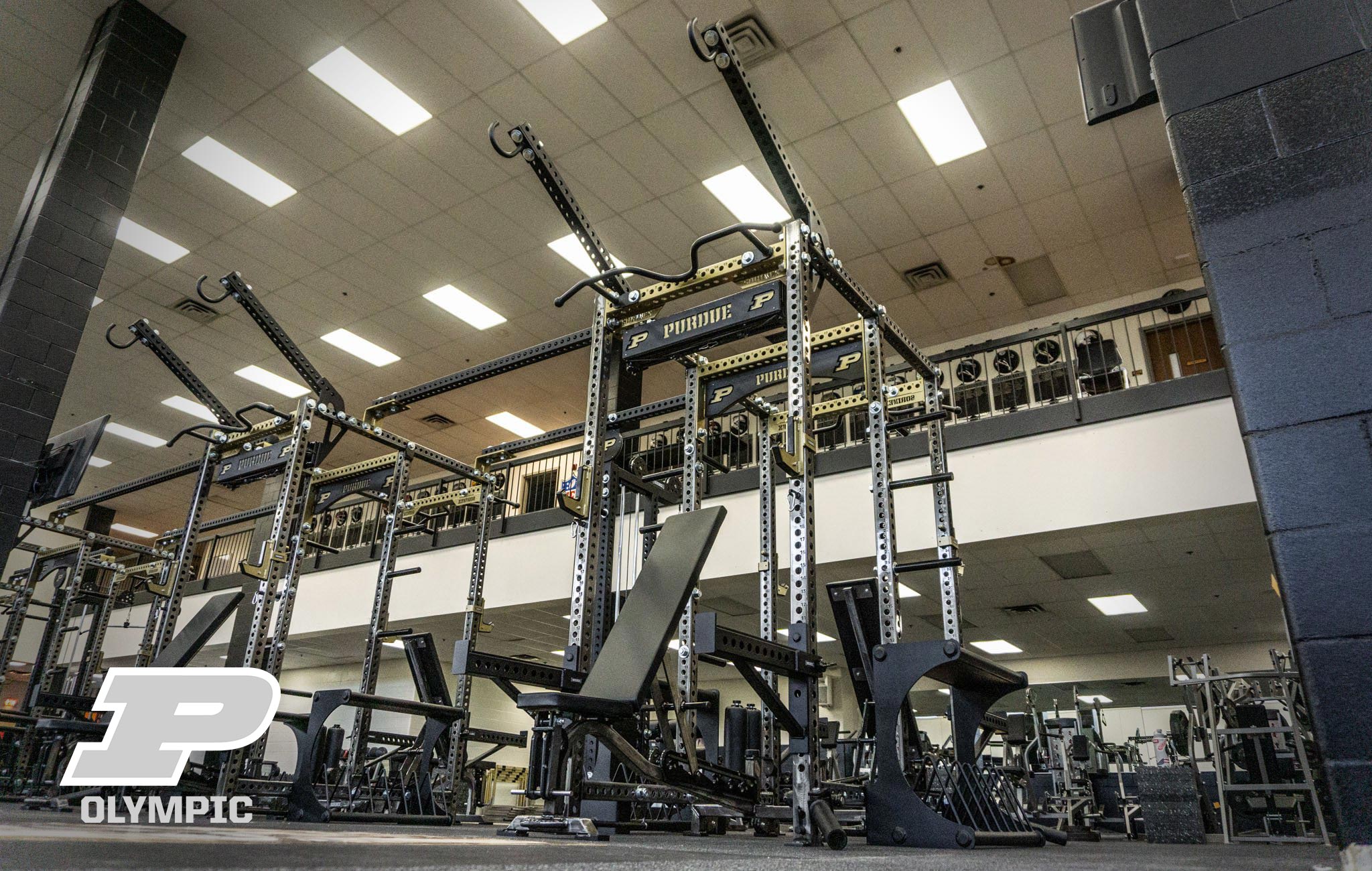 Purdue University Olympic Sorinex strength and conditioning facility