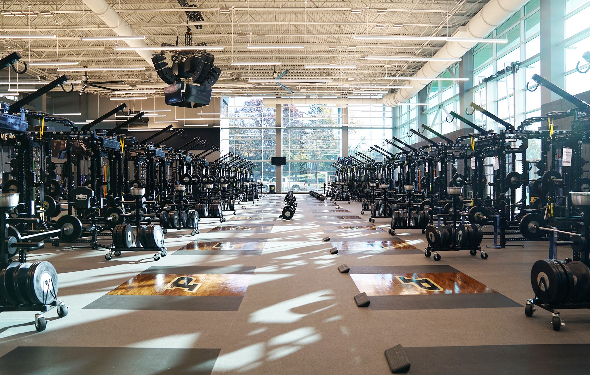 Purdue University Weight room