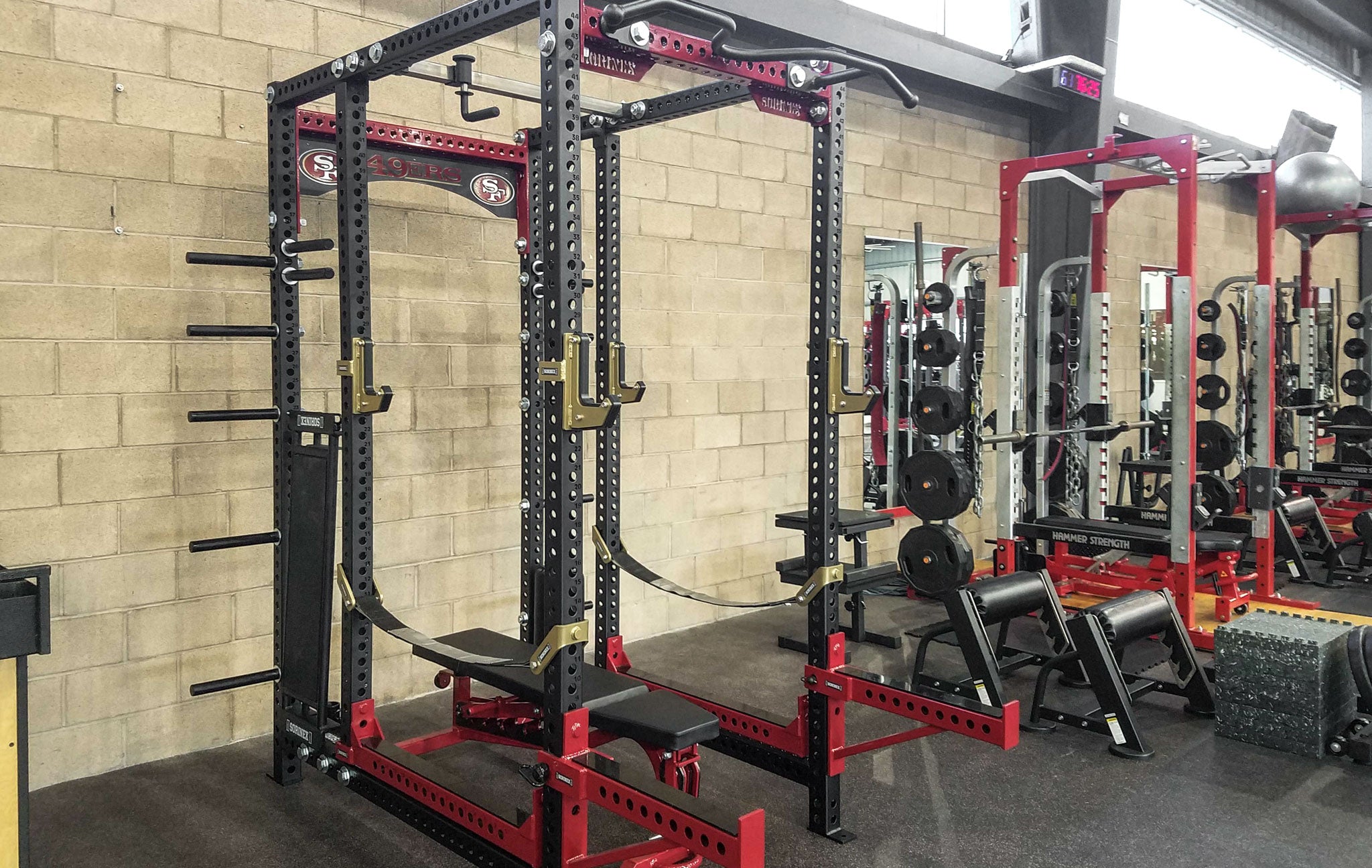 San Francisco 49ers weight room