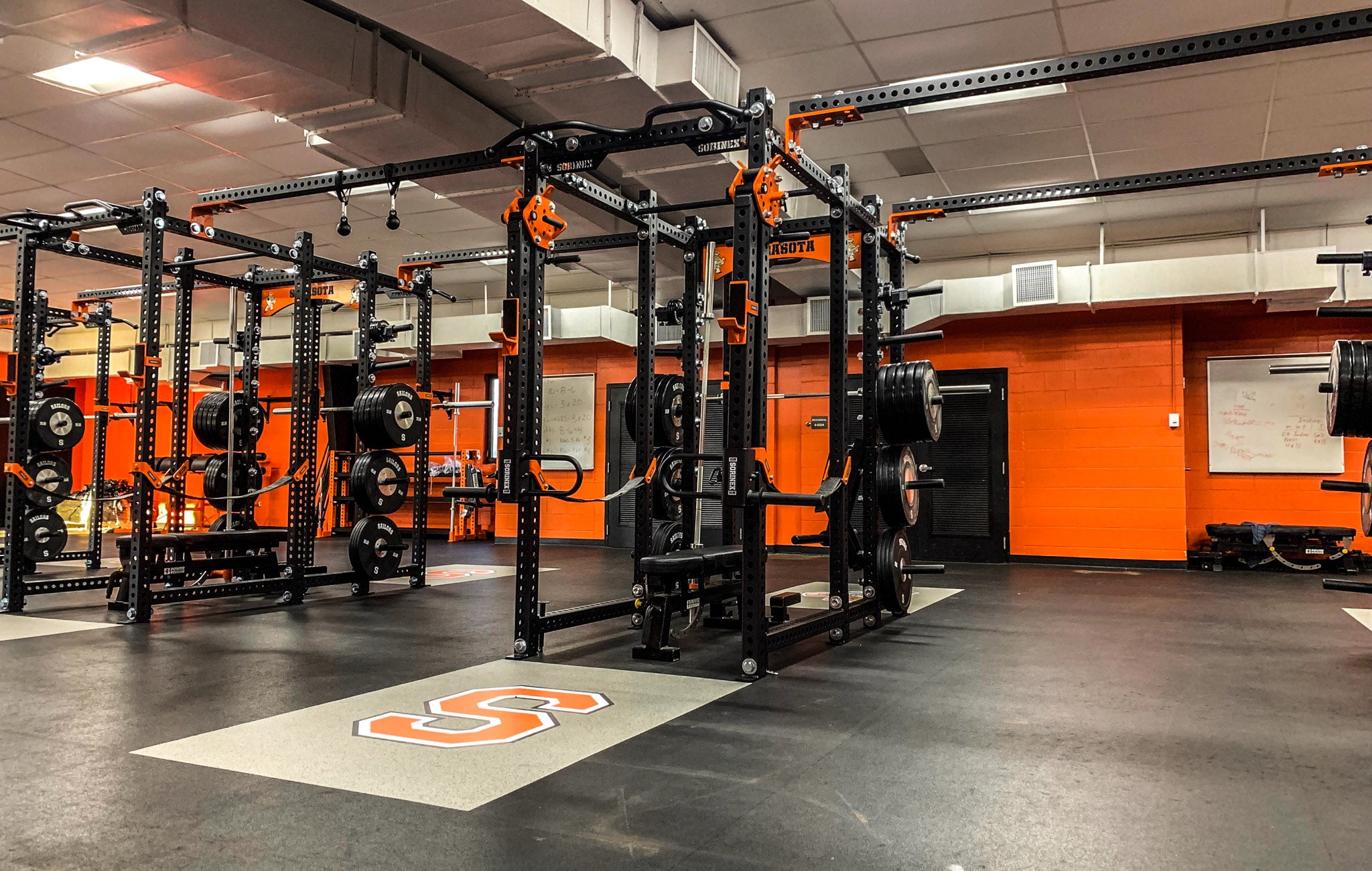 Sarasota High School Custom Racks