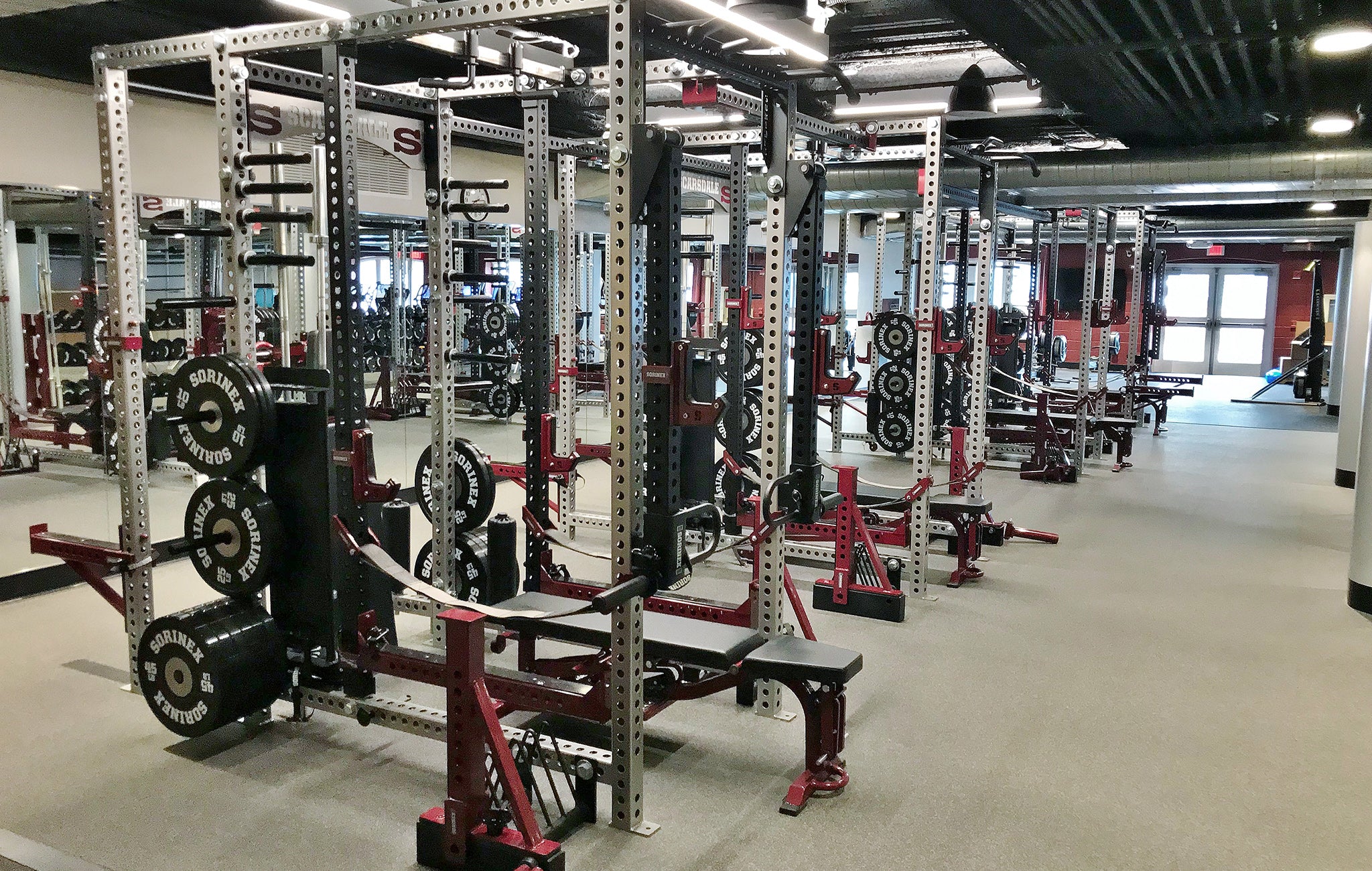 Scarsdale High School weight room