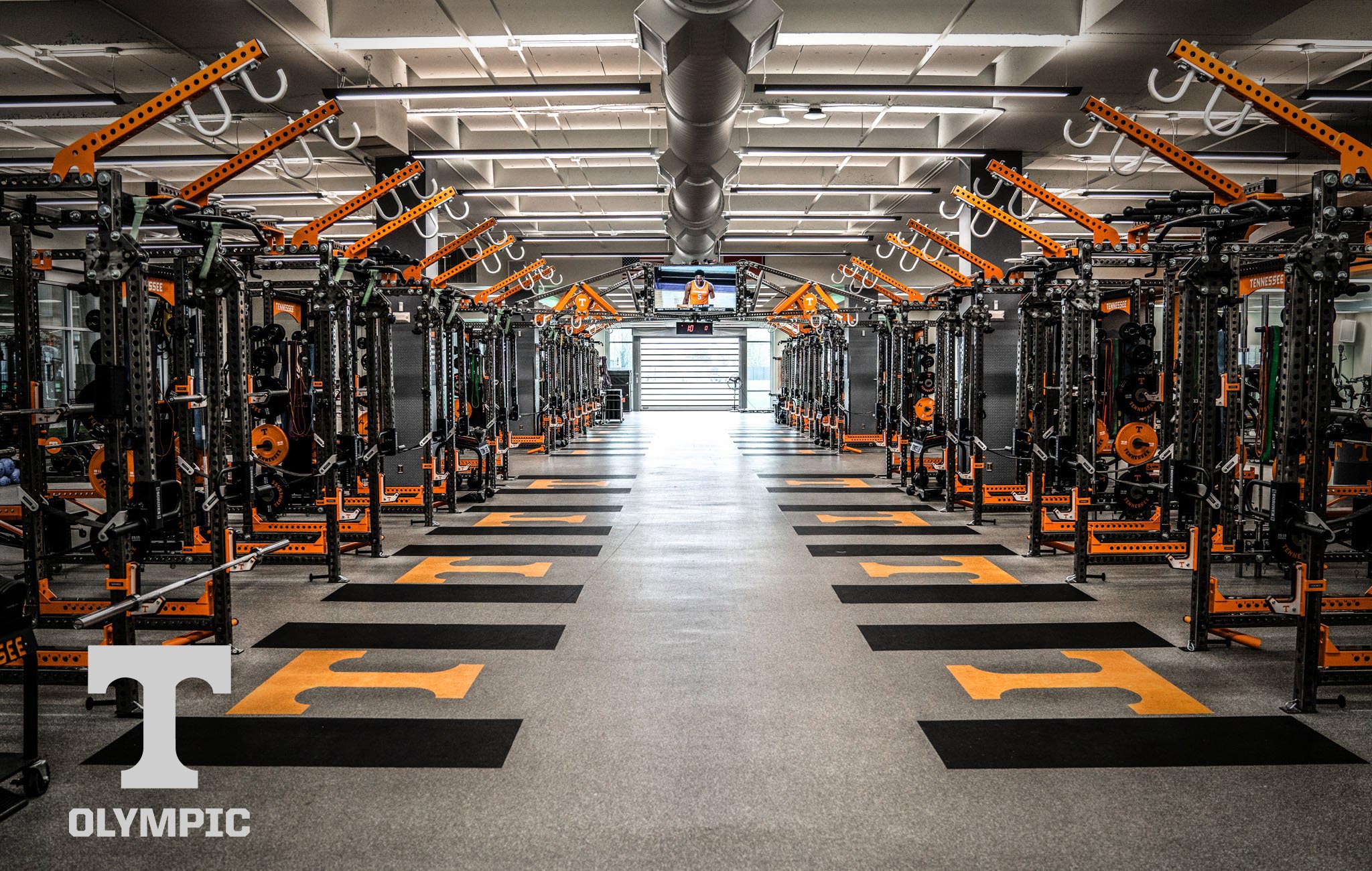 University of Tennessee Olympic Sorinex strength and conditioning facility