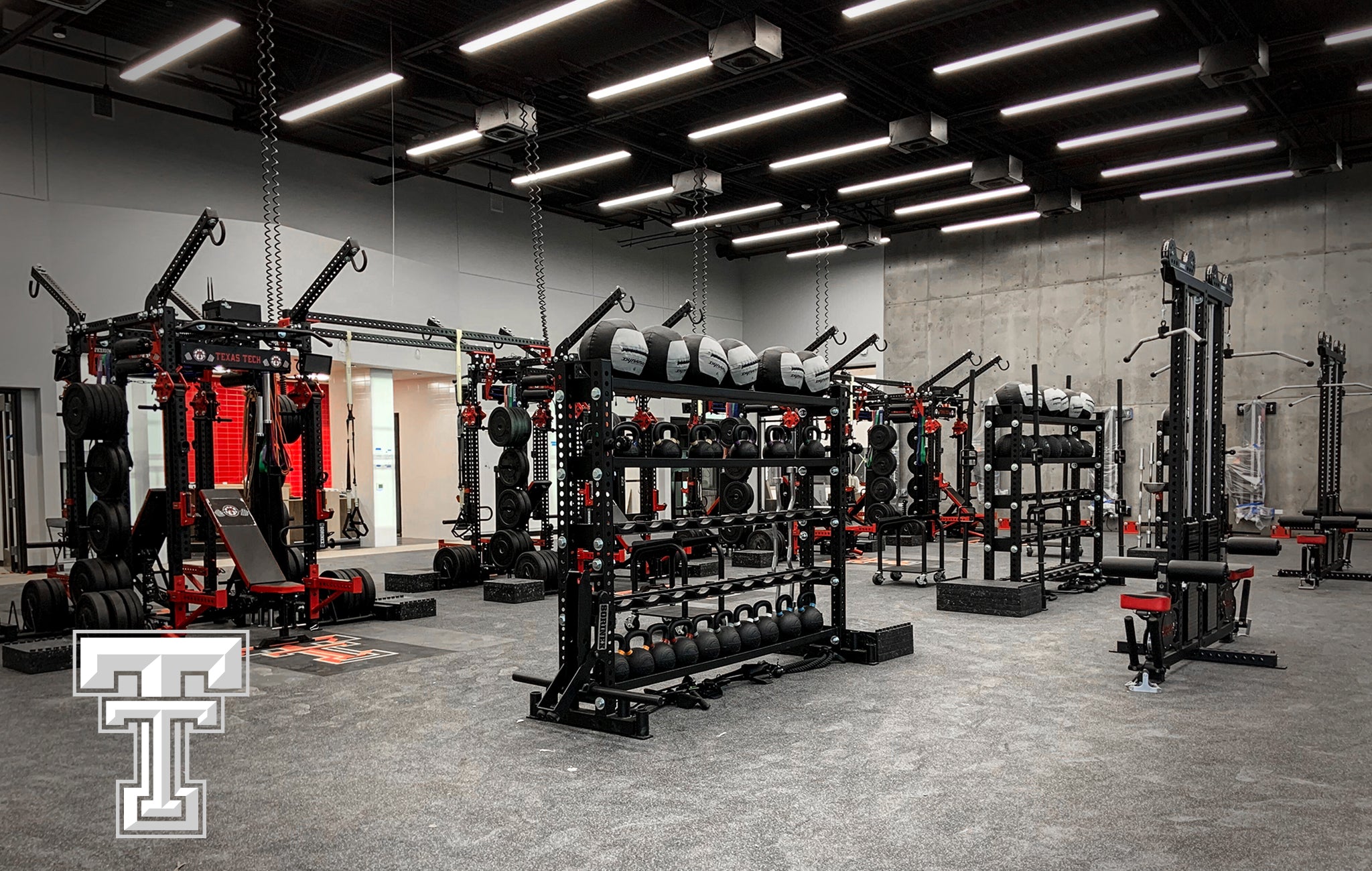 Texas Tech University Sorinex strength and conditioning facility