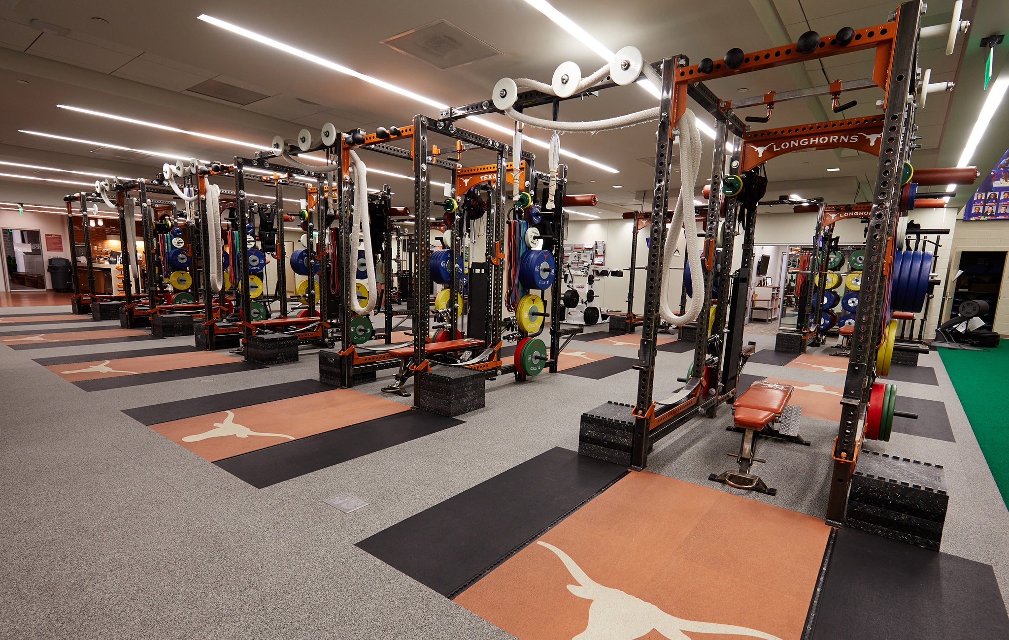 University of Texas Olympic Weight room