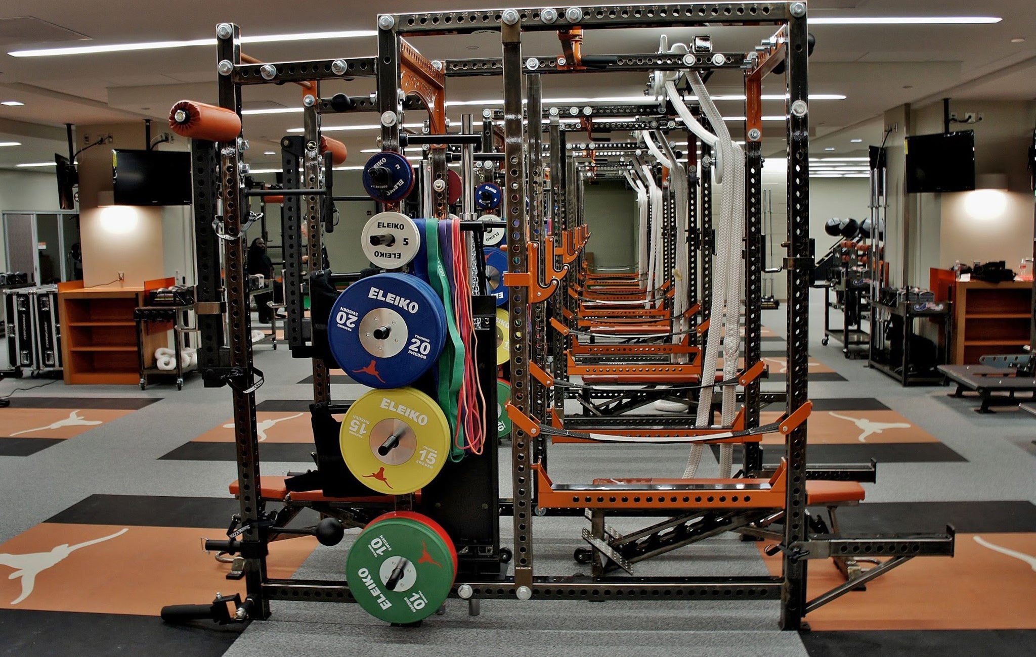 Texas Longhorns weight room