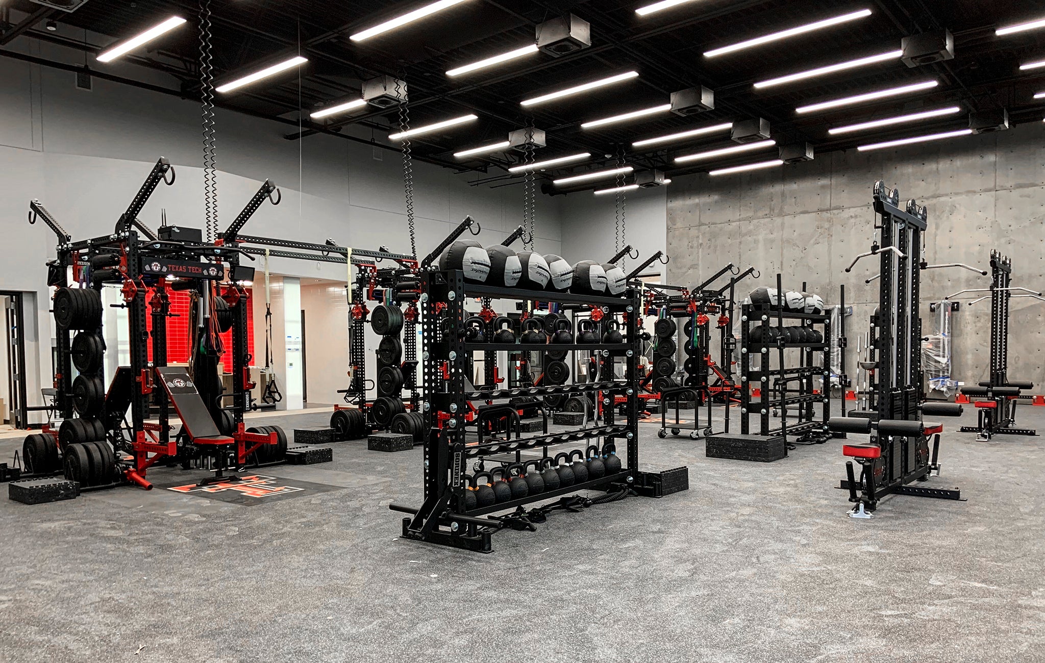 Texas Tech Basketball Weight Room