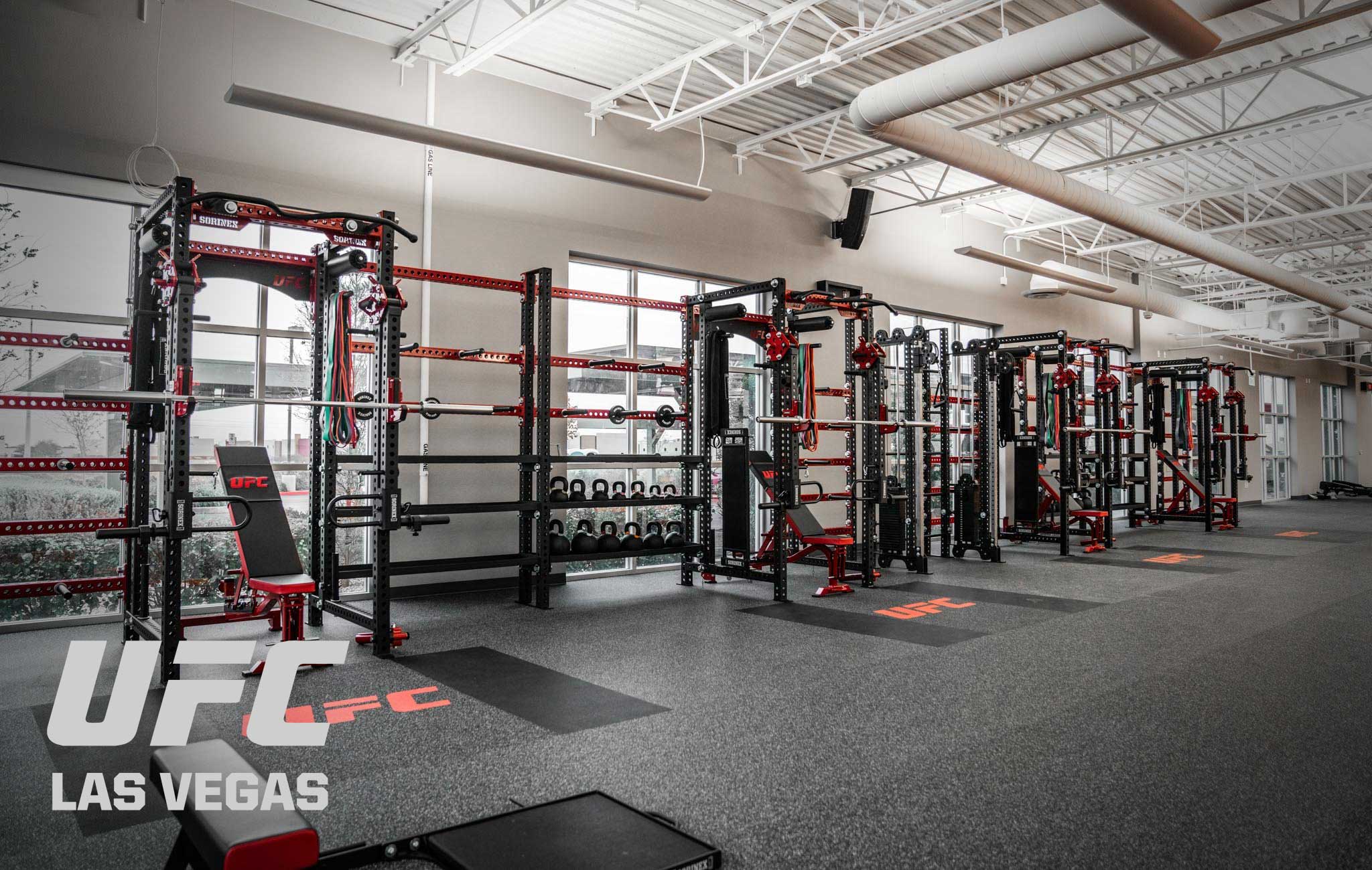 UFC Las Vegas Sorinex strength and conditioning facility