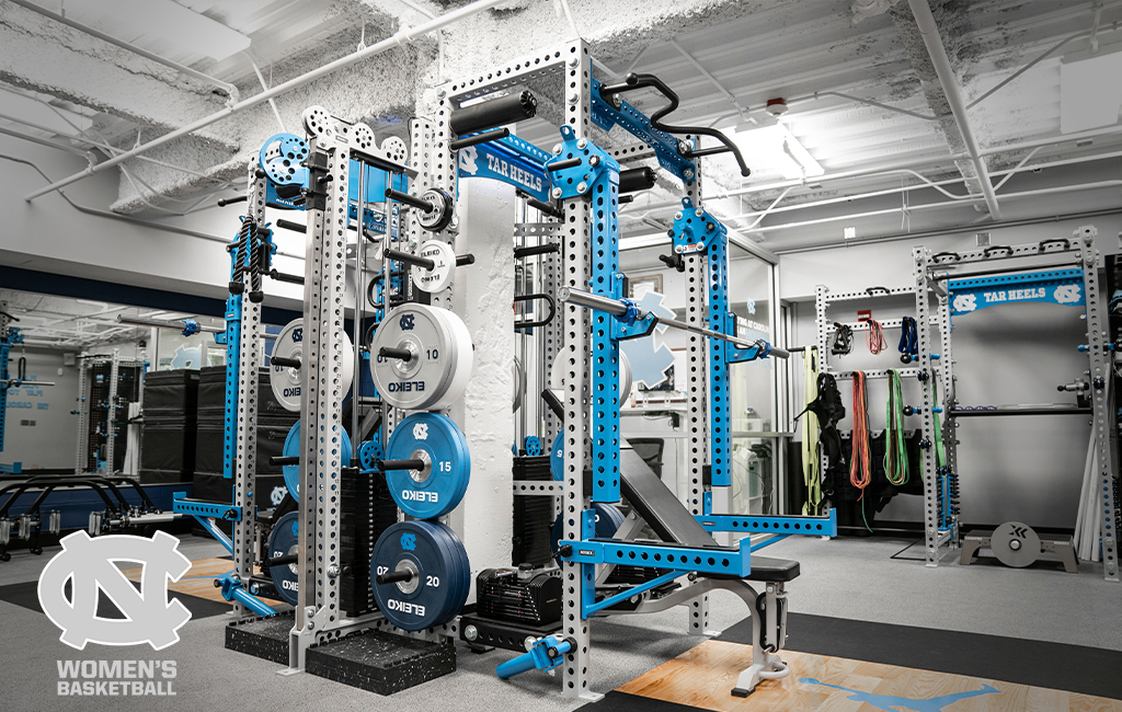 UNC Women's Basketball Sorinex strength and conditioning facility