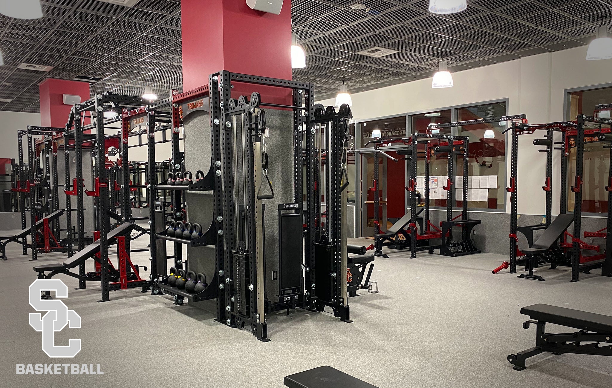 University of Southern California Sorinex strength and conditioning facility