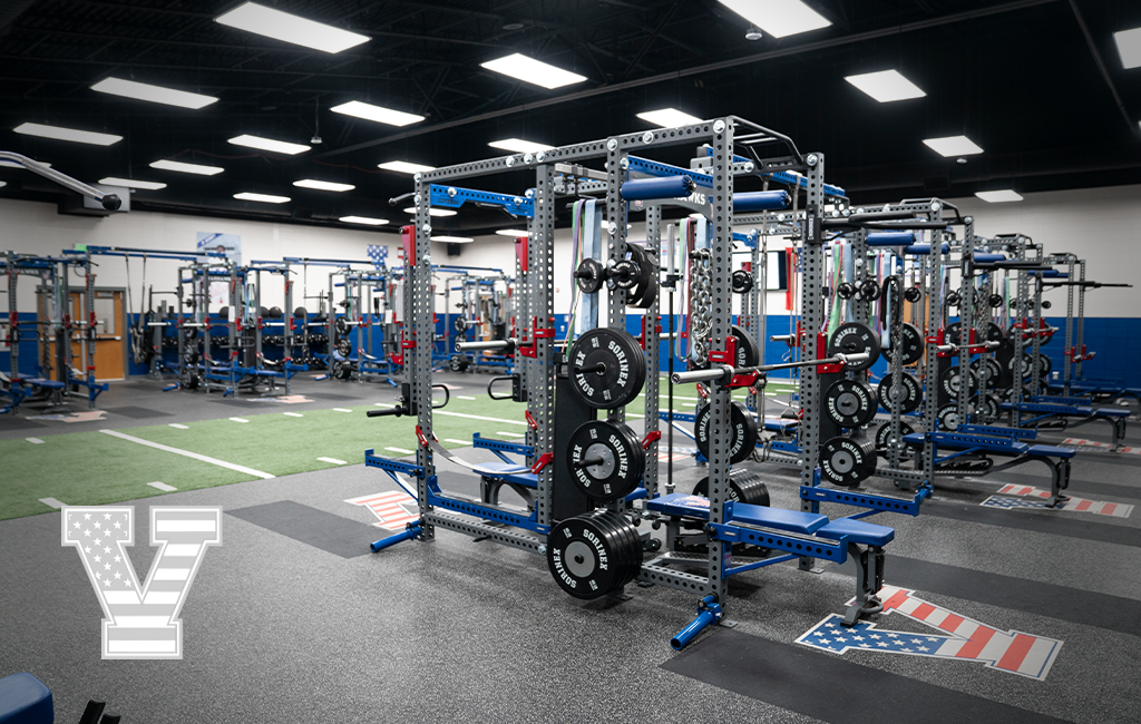Veterans high school Sorinex strength and conditioning facility