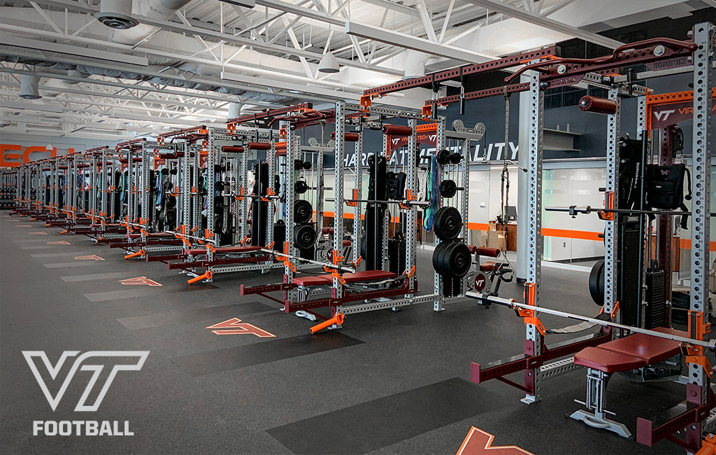 Virginia Tech Sorinex strength and conditioning facility