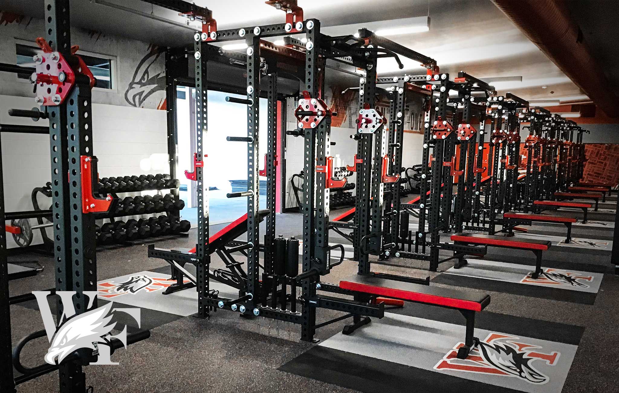 WILLIAM FIELD HIGH SCHOOL Sorinex strength and conditioning facility