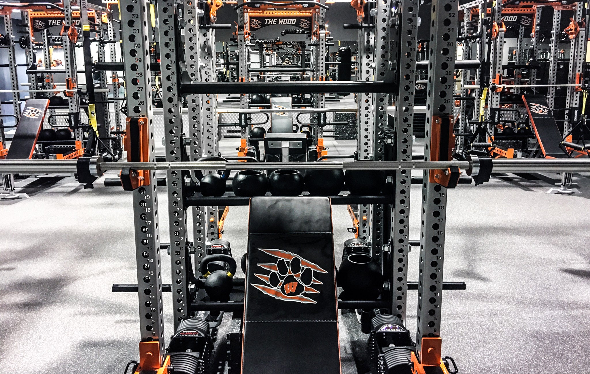 Westwood High School Custom Racks