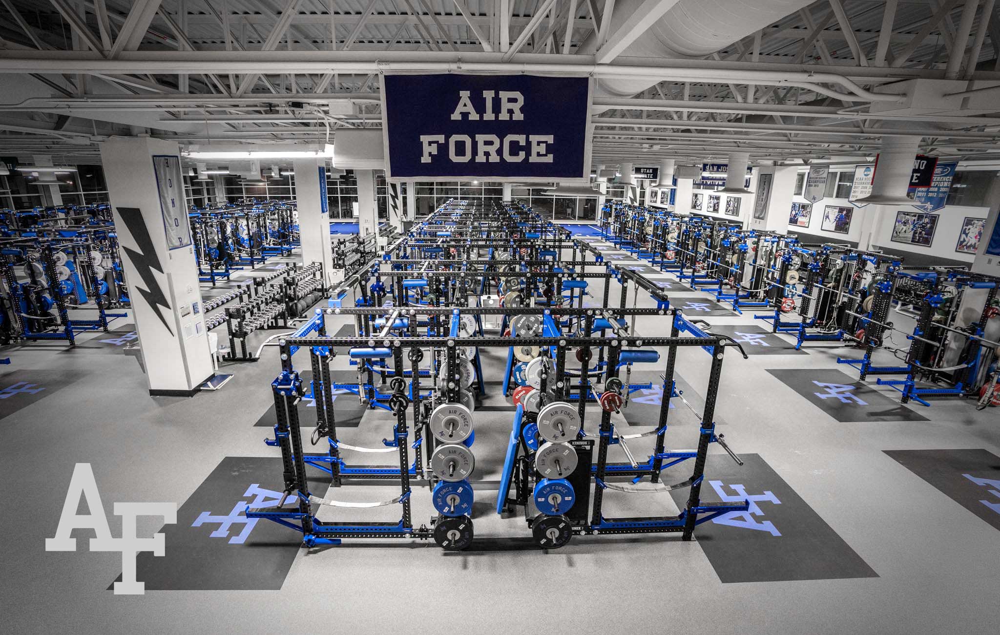 Air Force Academy Sorinex strength and conditioning facility