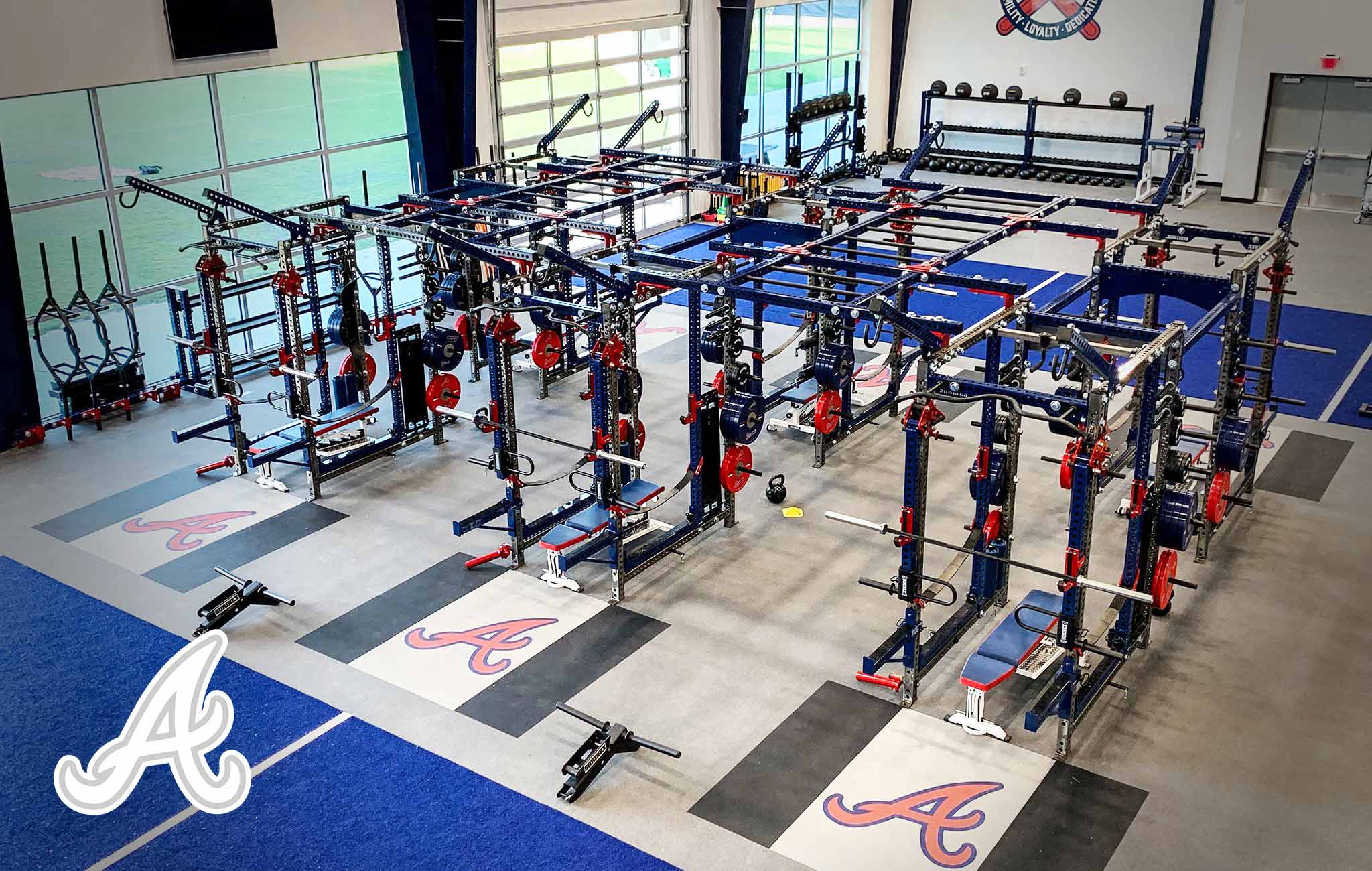 Atlanta Braves Sorinex strength and conditioning facility