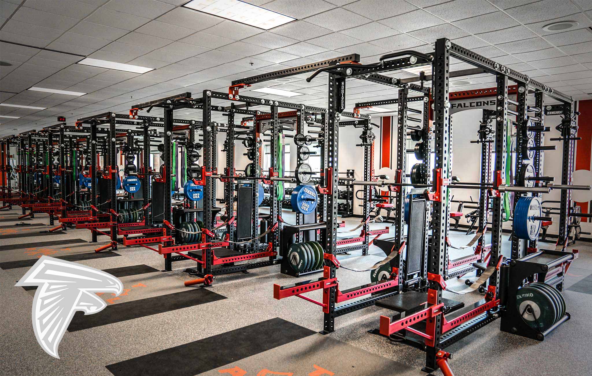 Atlanta Falcons Sorinex strength and conditioning facility