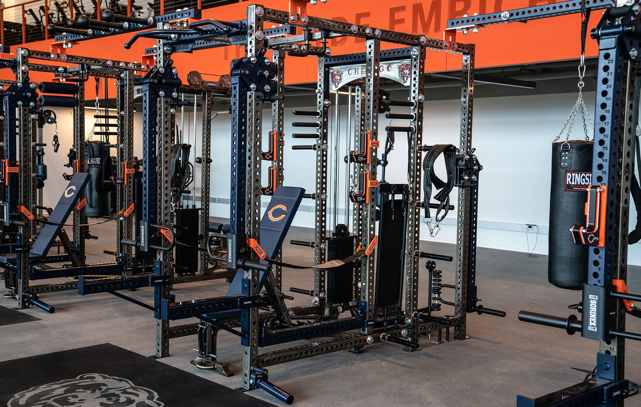 chicago bears base camp rack