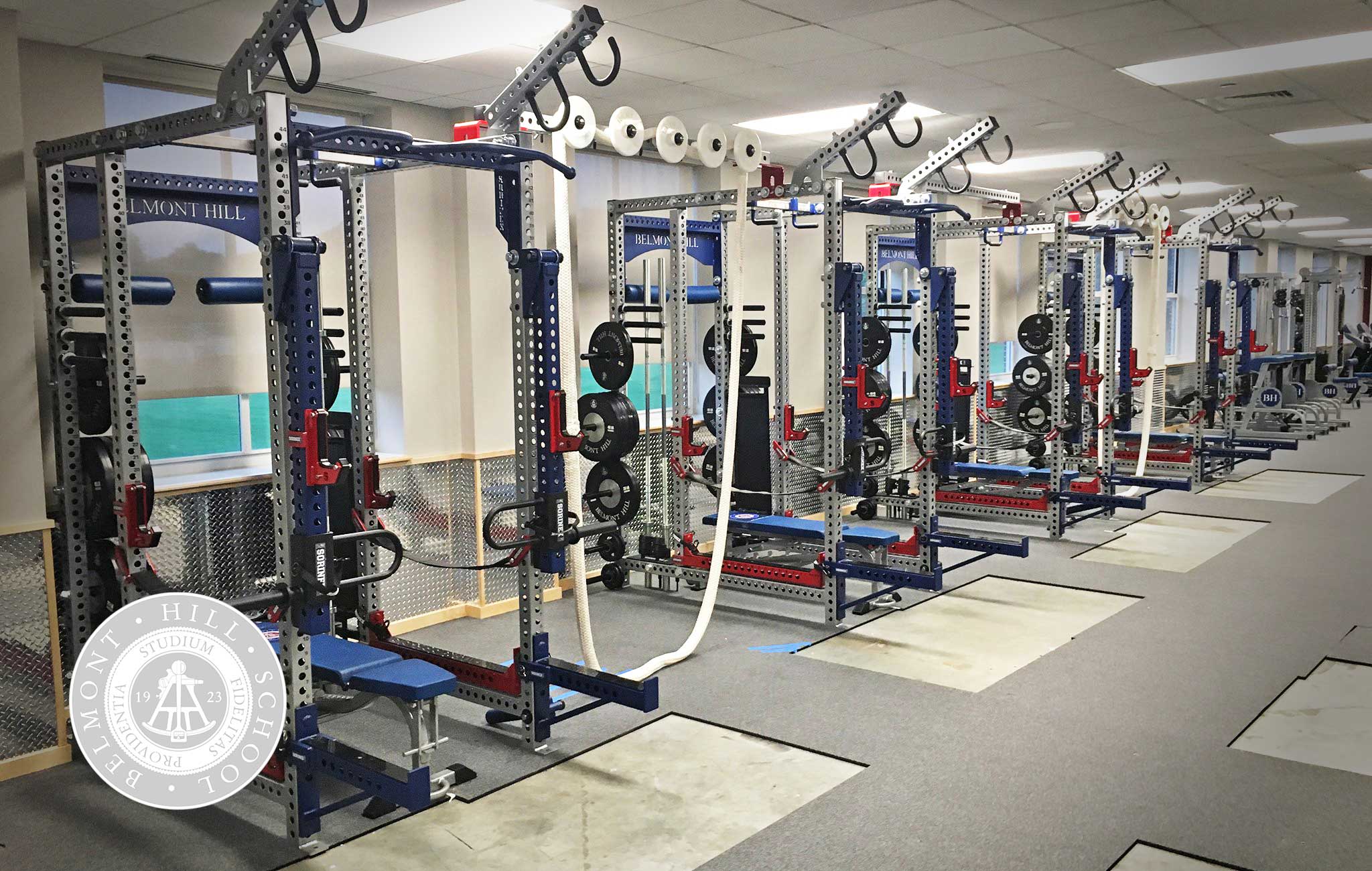 Belmont Hill high school Sorinex strength and conditioning facility