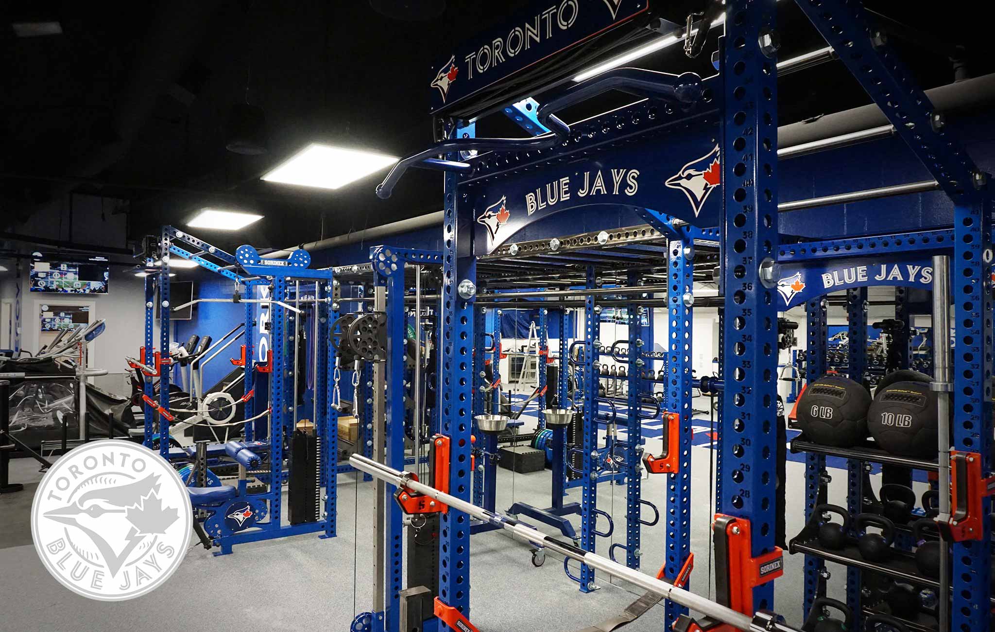 Toronto Blue Jays Sorinex strength and conditioning facility