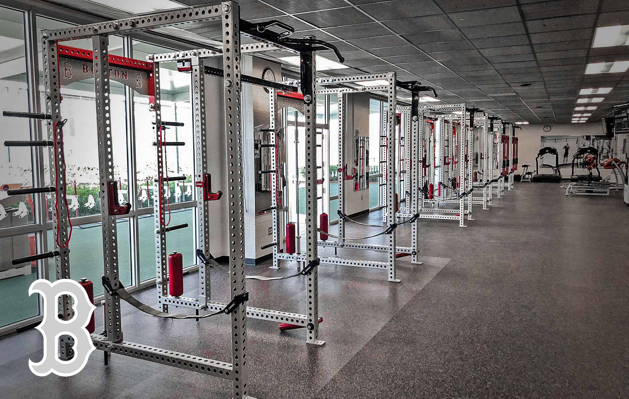 Boston Red Sox Sorinex strength and conditioning facility