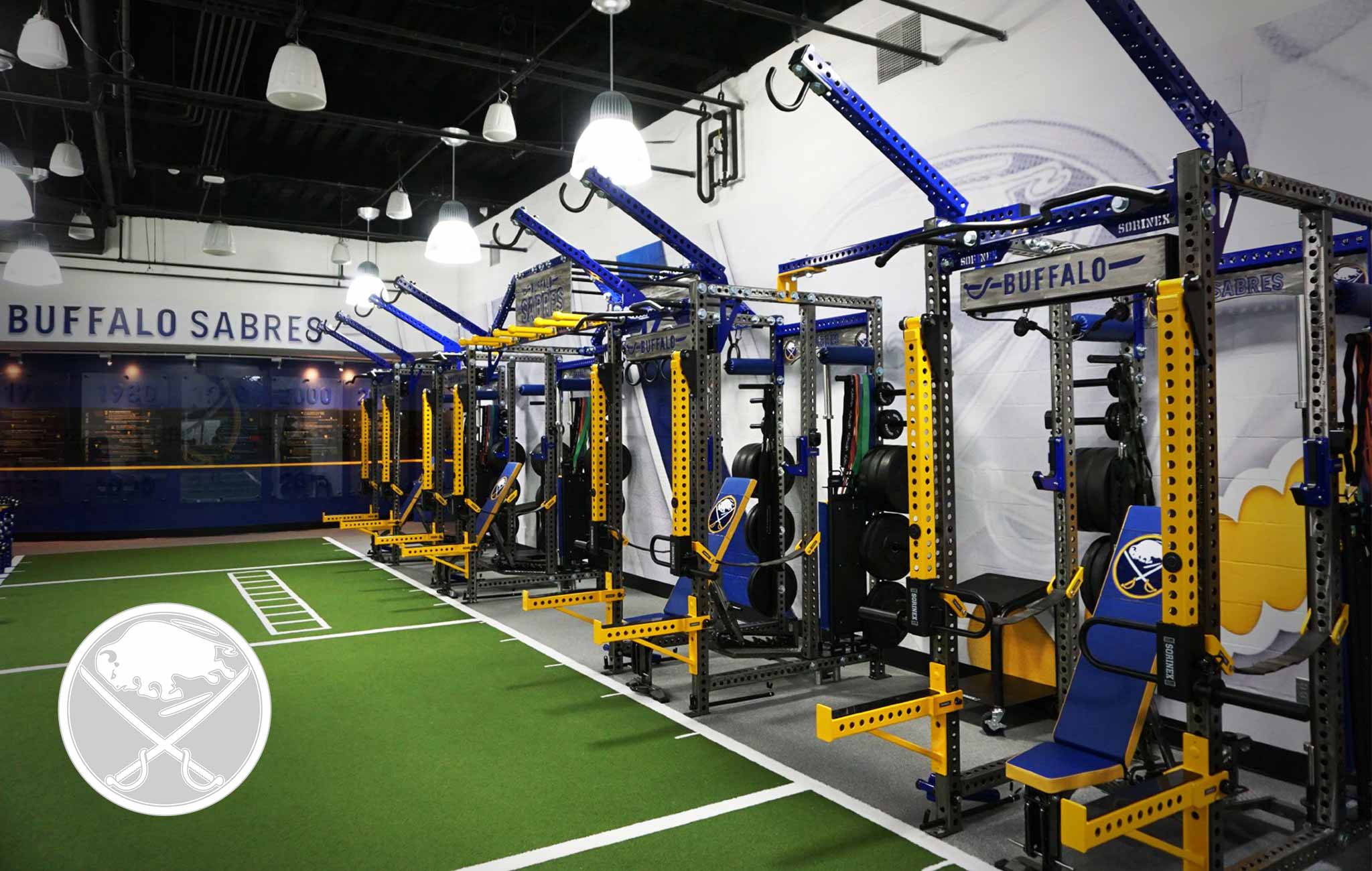 Buffalo Sabres Sorinex strength and conditioning facility