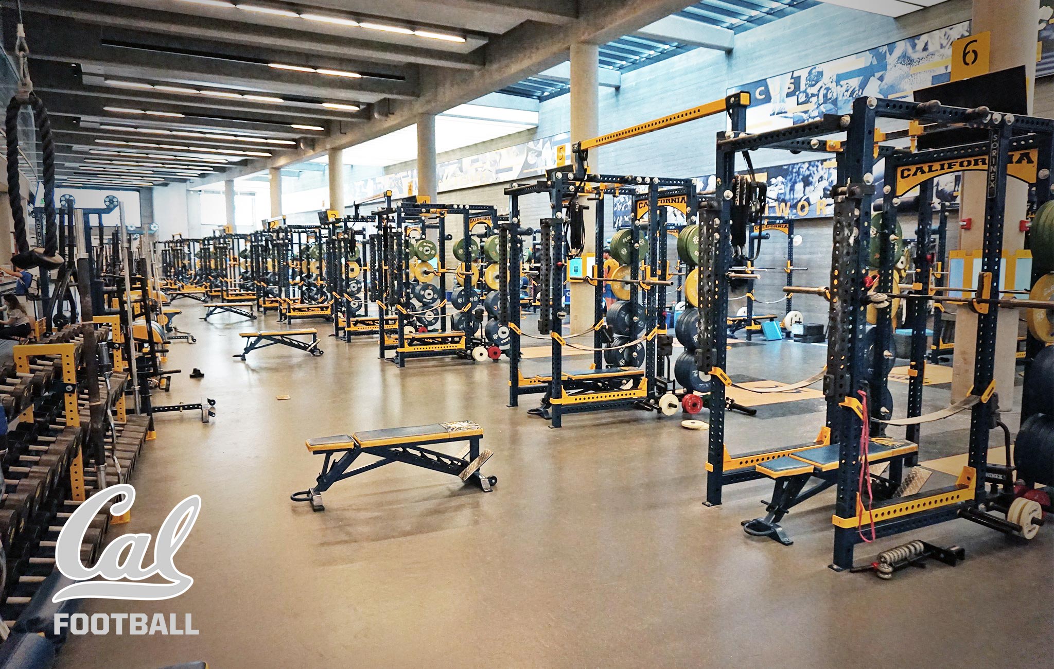 University of california football Sorinex strength and conditioning facility