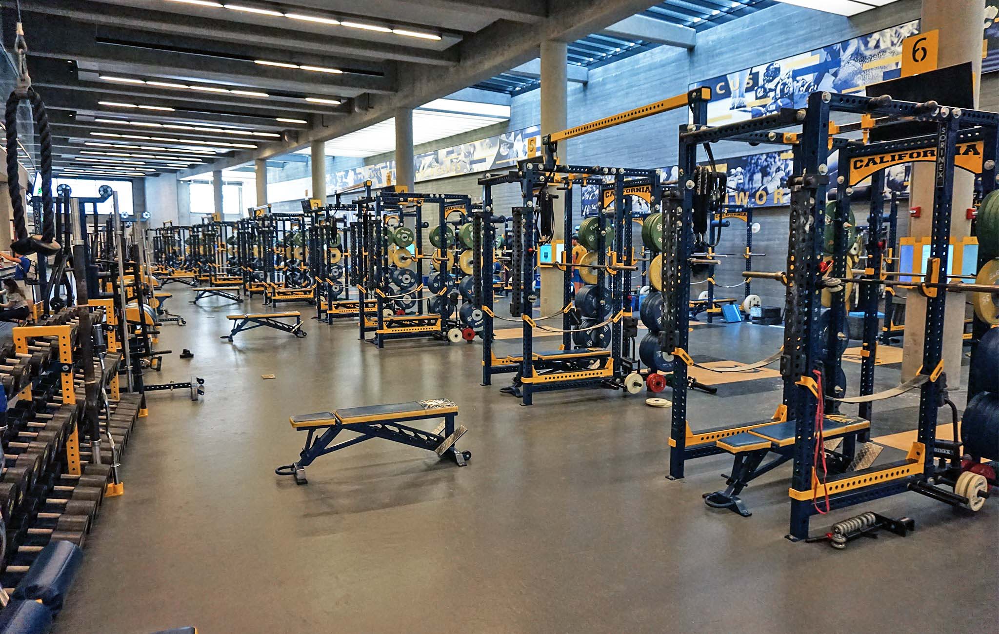 University of California Football Weight Room