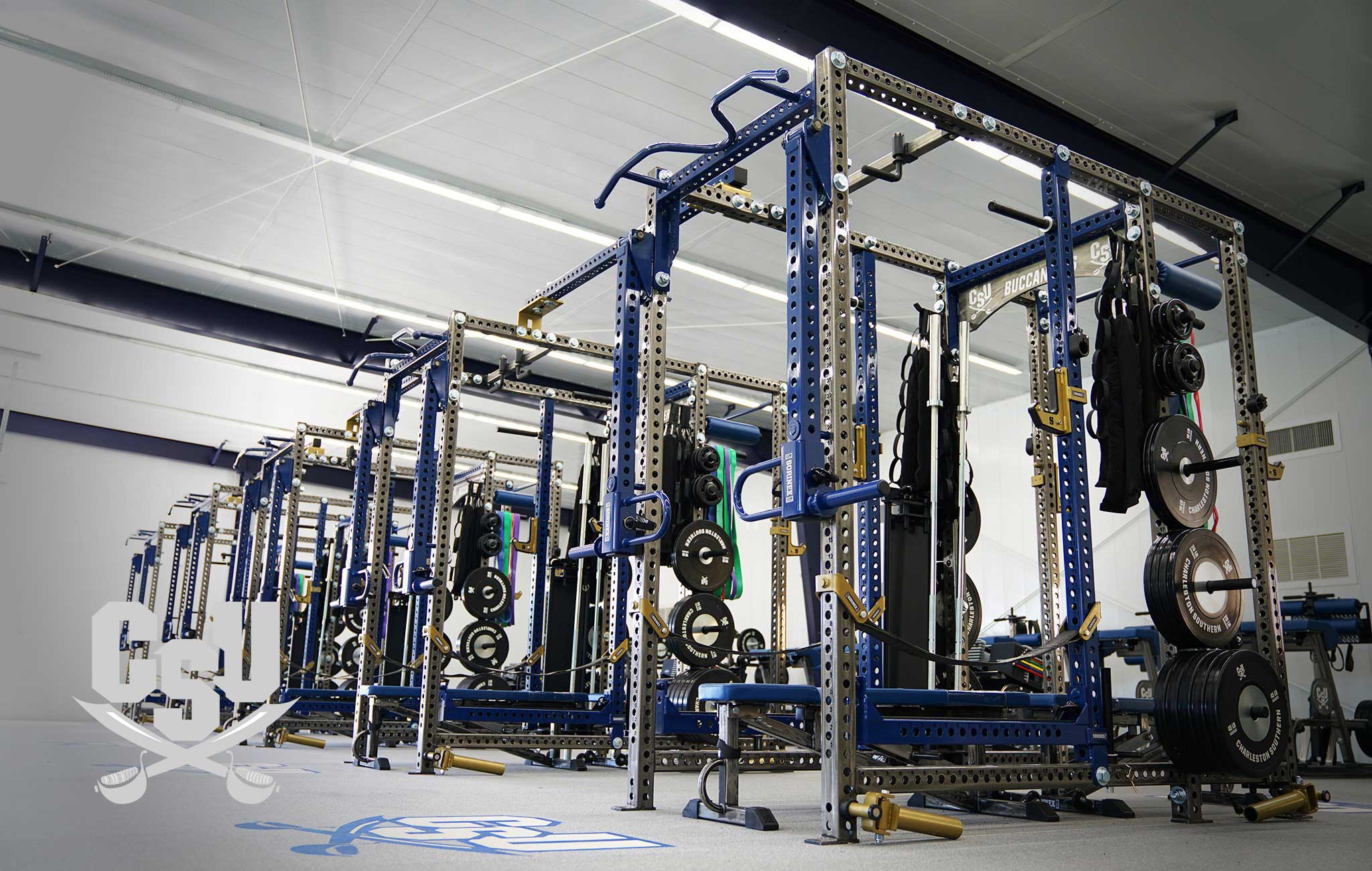 Charleston Southern University Sorinex strength and conditioning facility