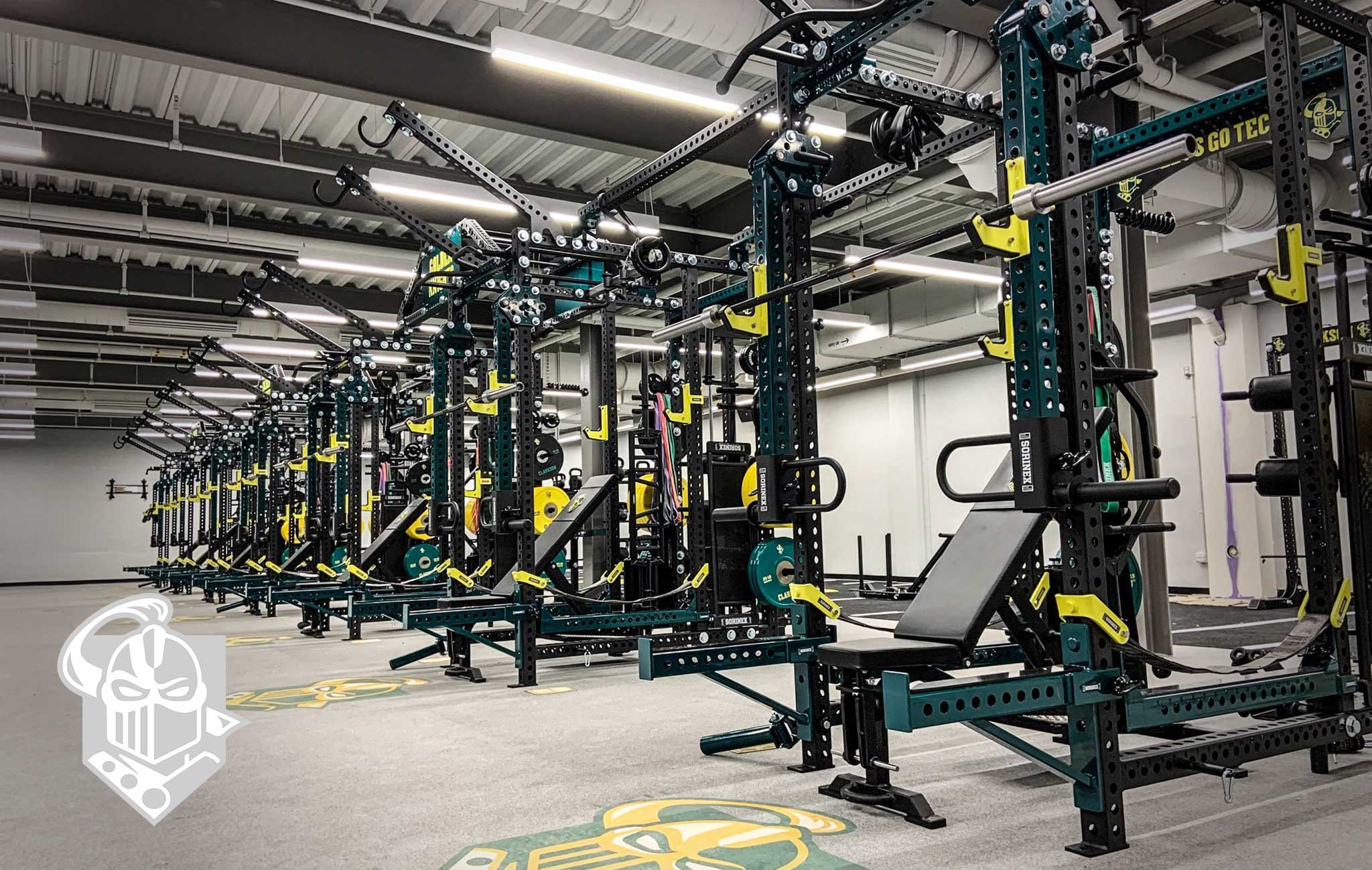 Clarckson University Sorinex strength and conditioning facility