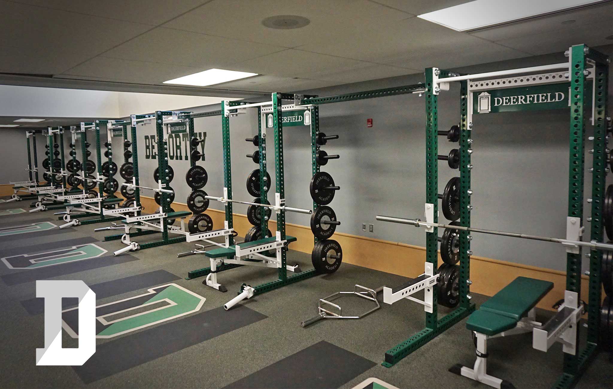 Deerfield Academy Sorinex strength and conditioning facility
