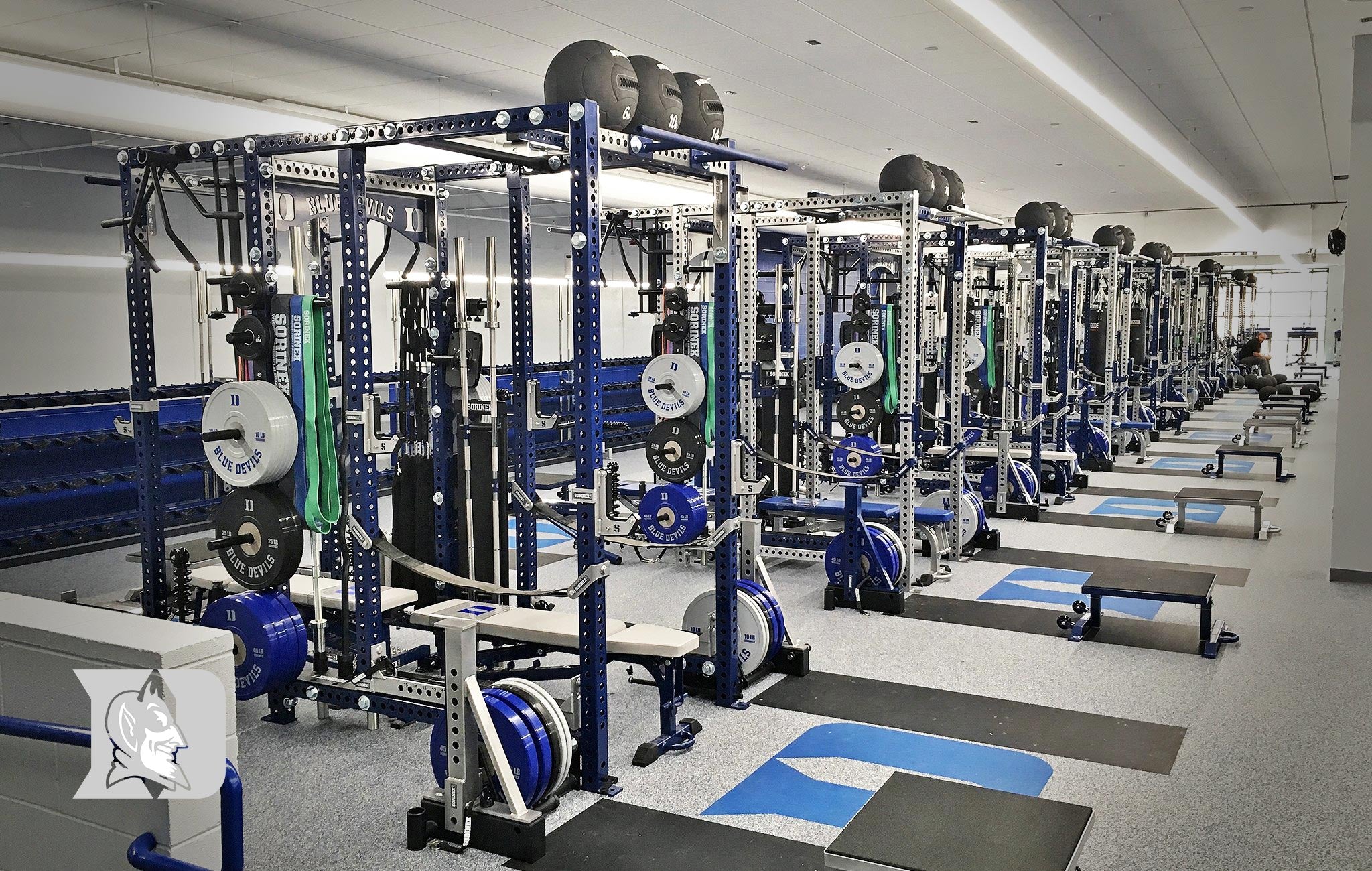 Duke Olympic Sorinex strength and conditioning facility