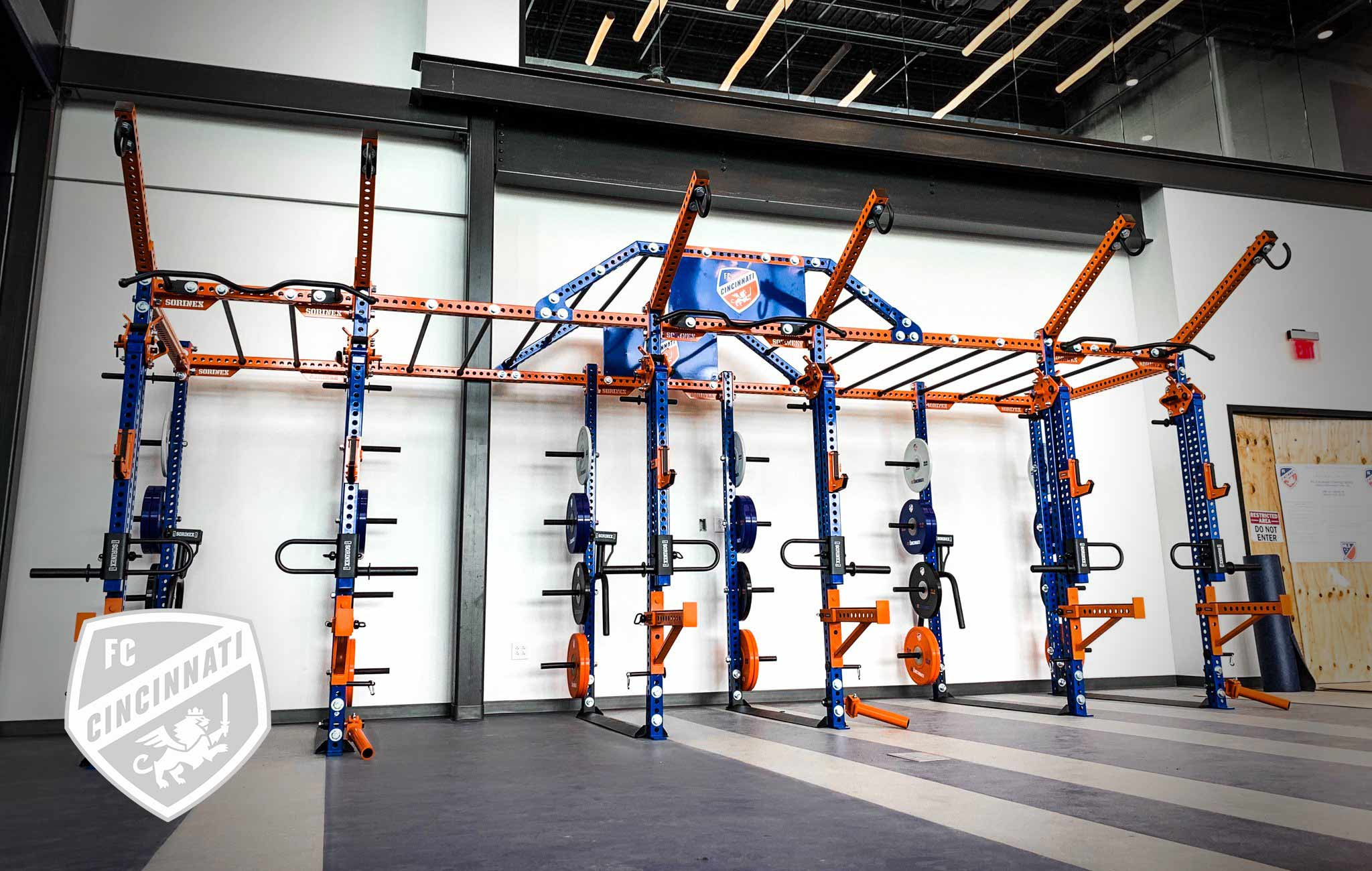 FC Cincinnati Sorinex strength and conditioning facility