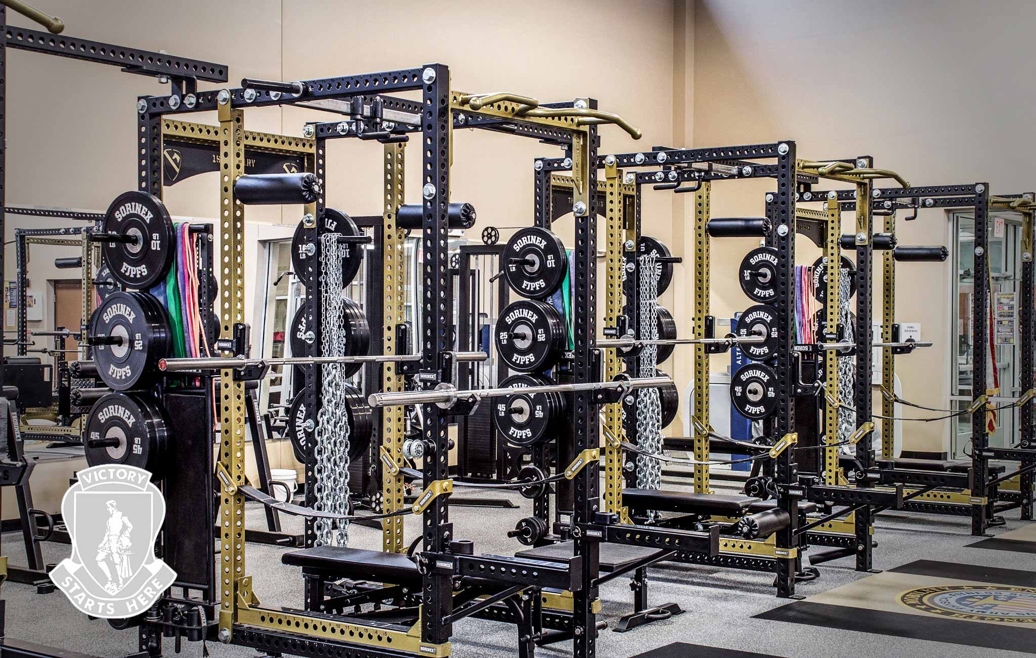 Fort Jackson Sorinex strength and conditioning facility