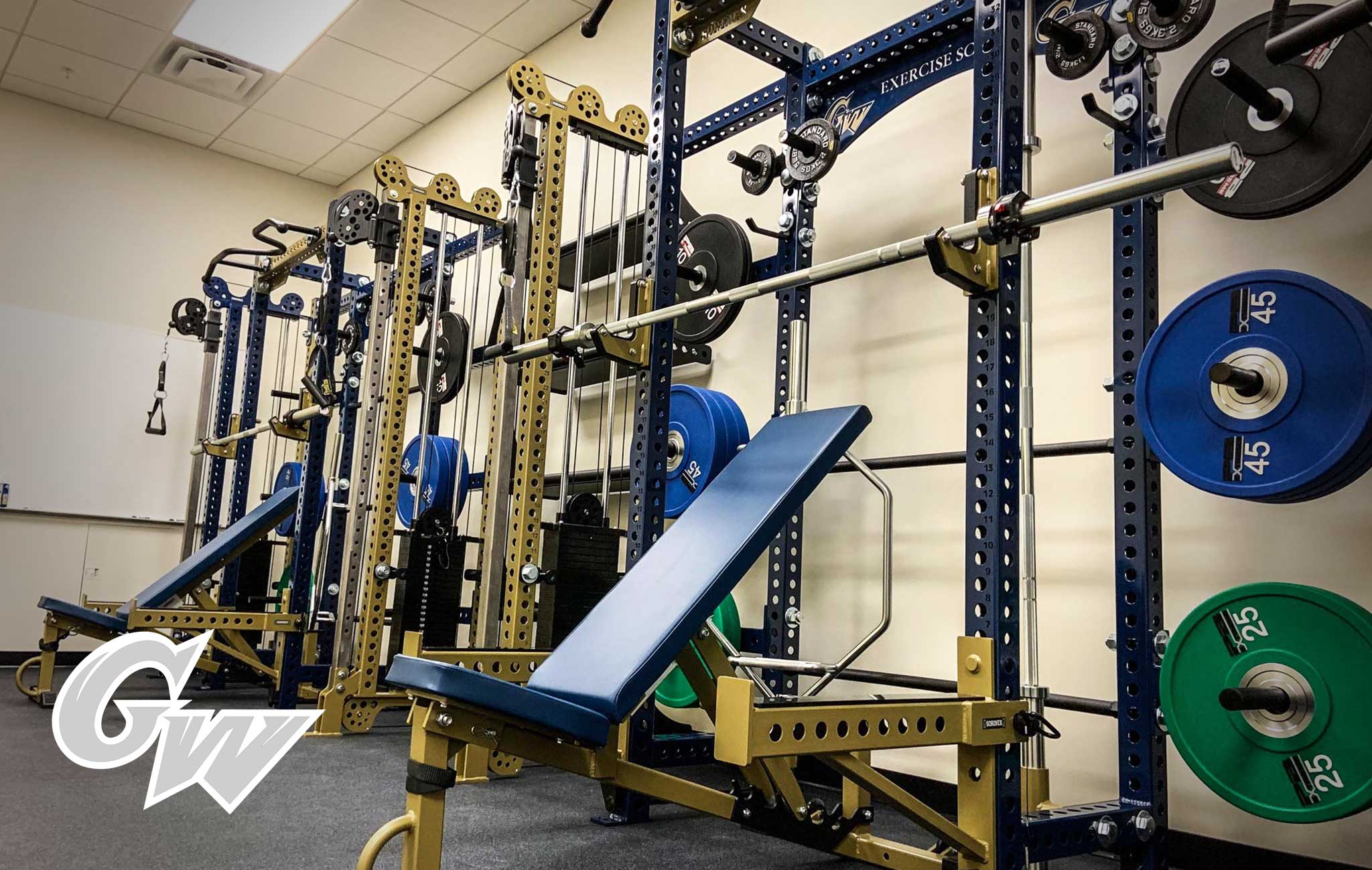 George Washington University Sorinex strength and conditioning facility