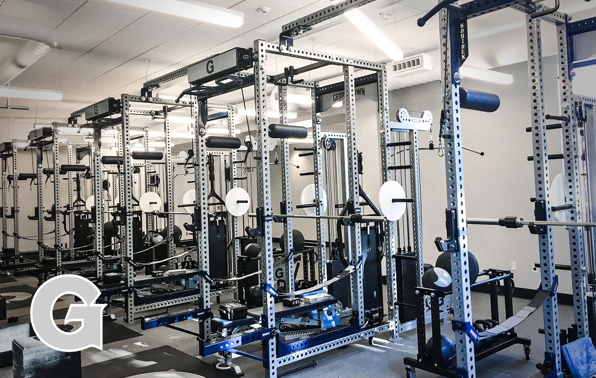 Georgetown University Sorinex strength and conditioning facility