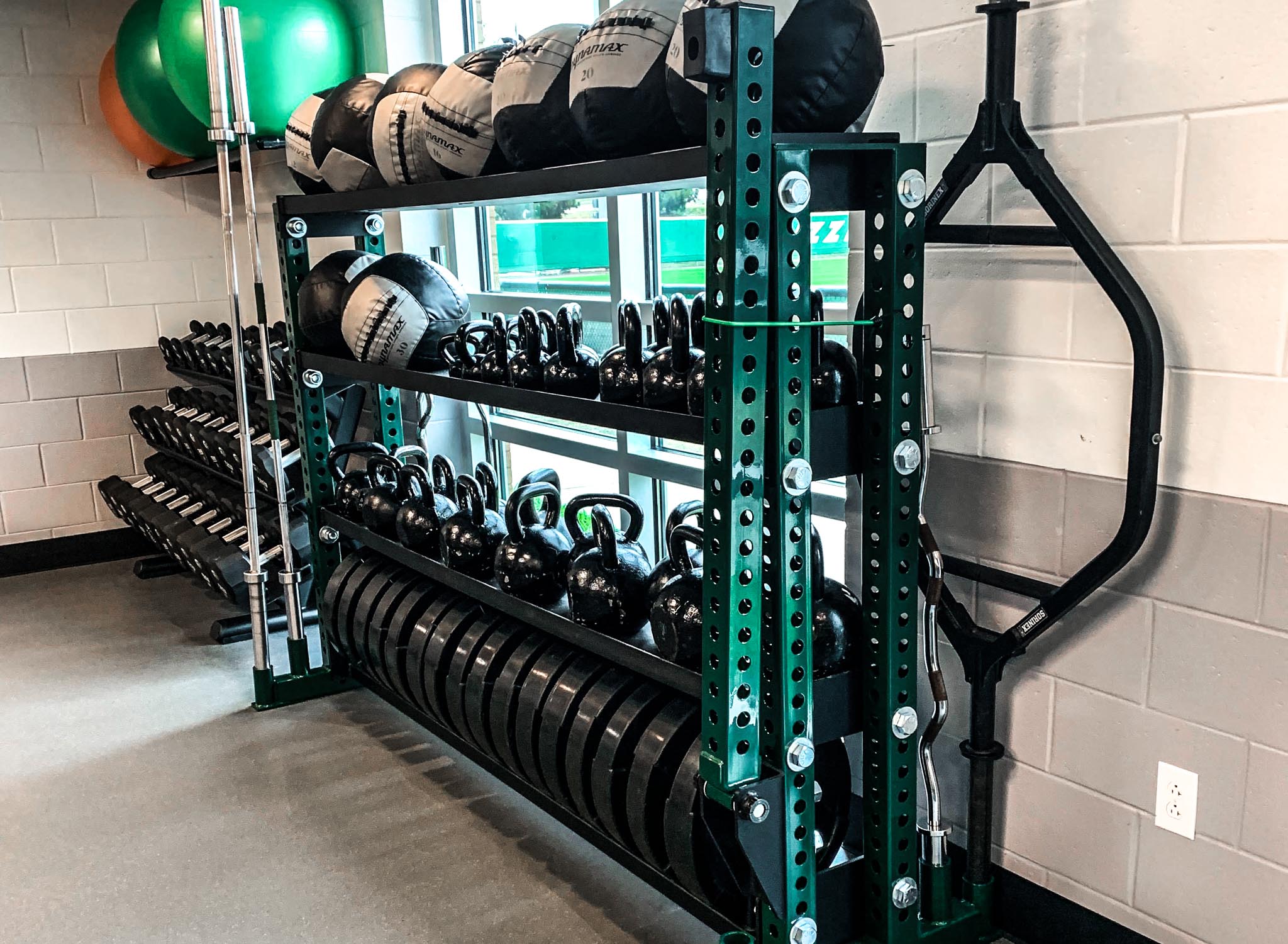 college strength training facilities