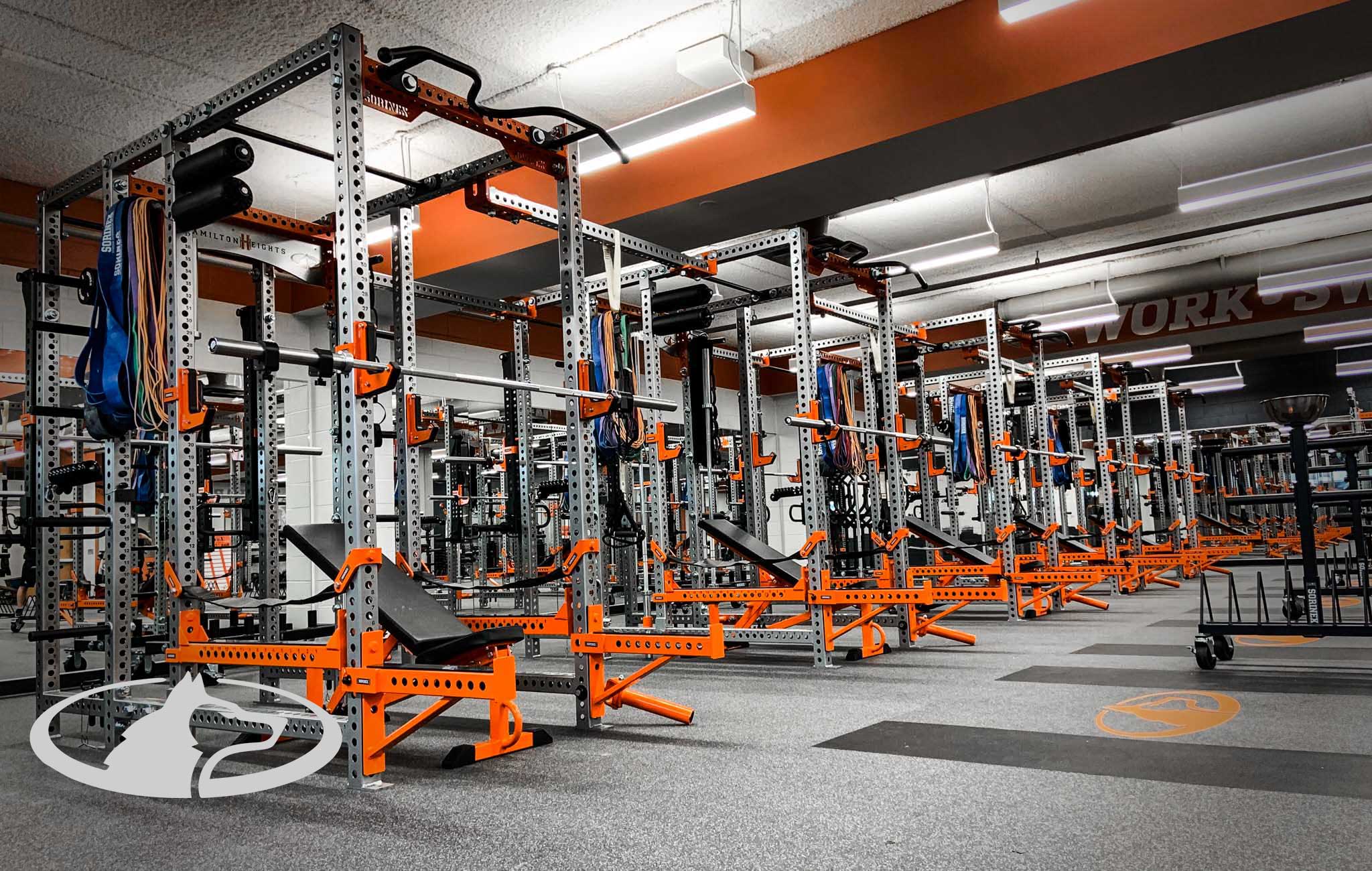 Hamilton Heights High School Sorinex strength and conditioning facility