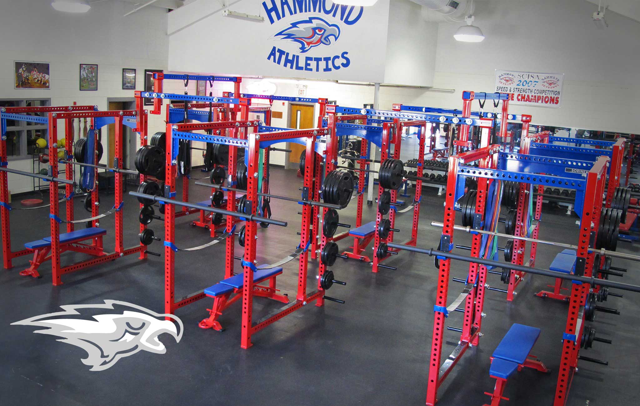 Hammond school Sorinex strength and conditioning facility