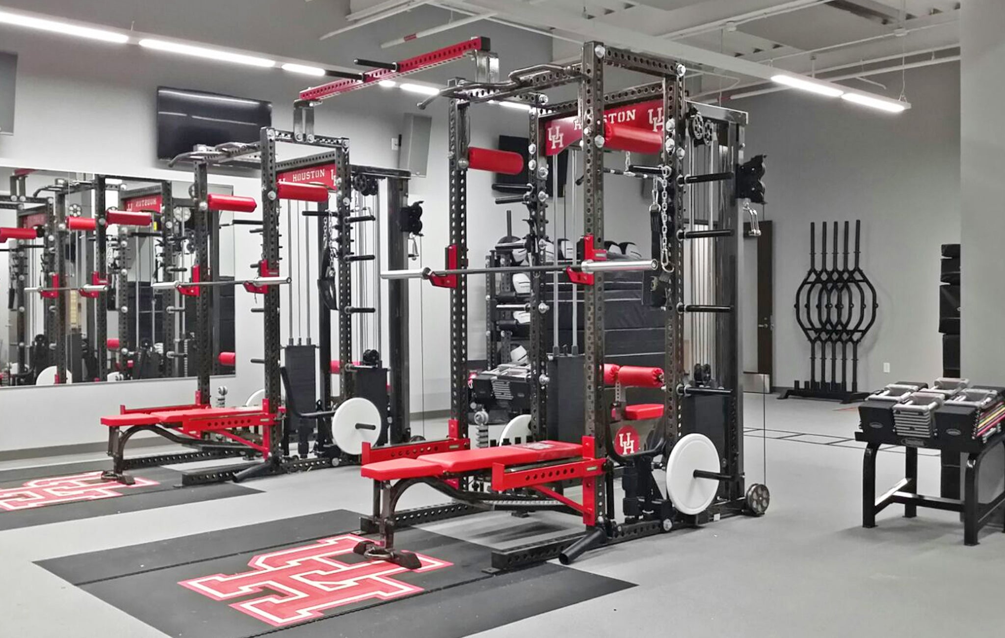 University of Houston Basketball weight room