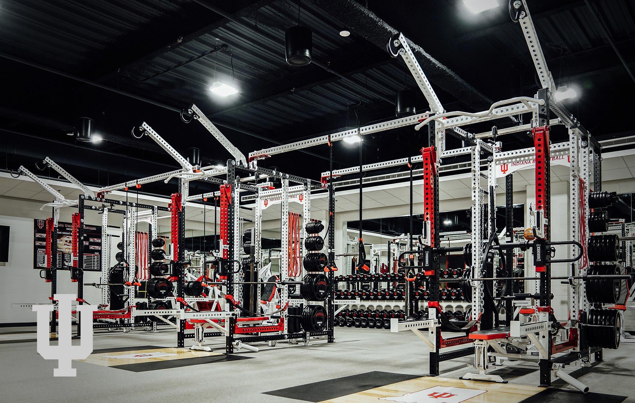 Indiana University Sorinex strength and conditioning facility