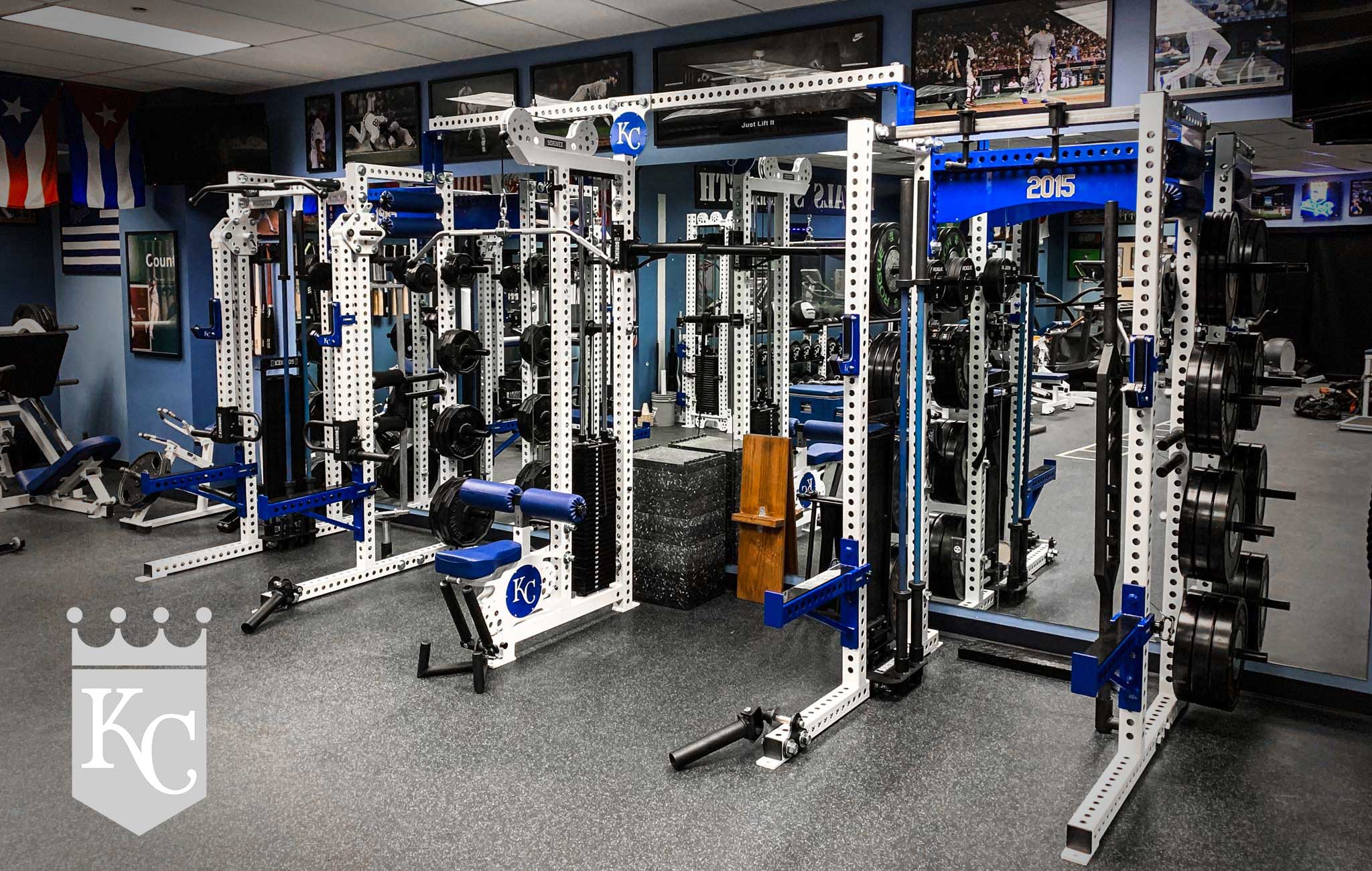 Kansas City Royals Sorinex strength and conditioning facility