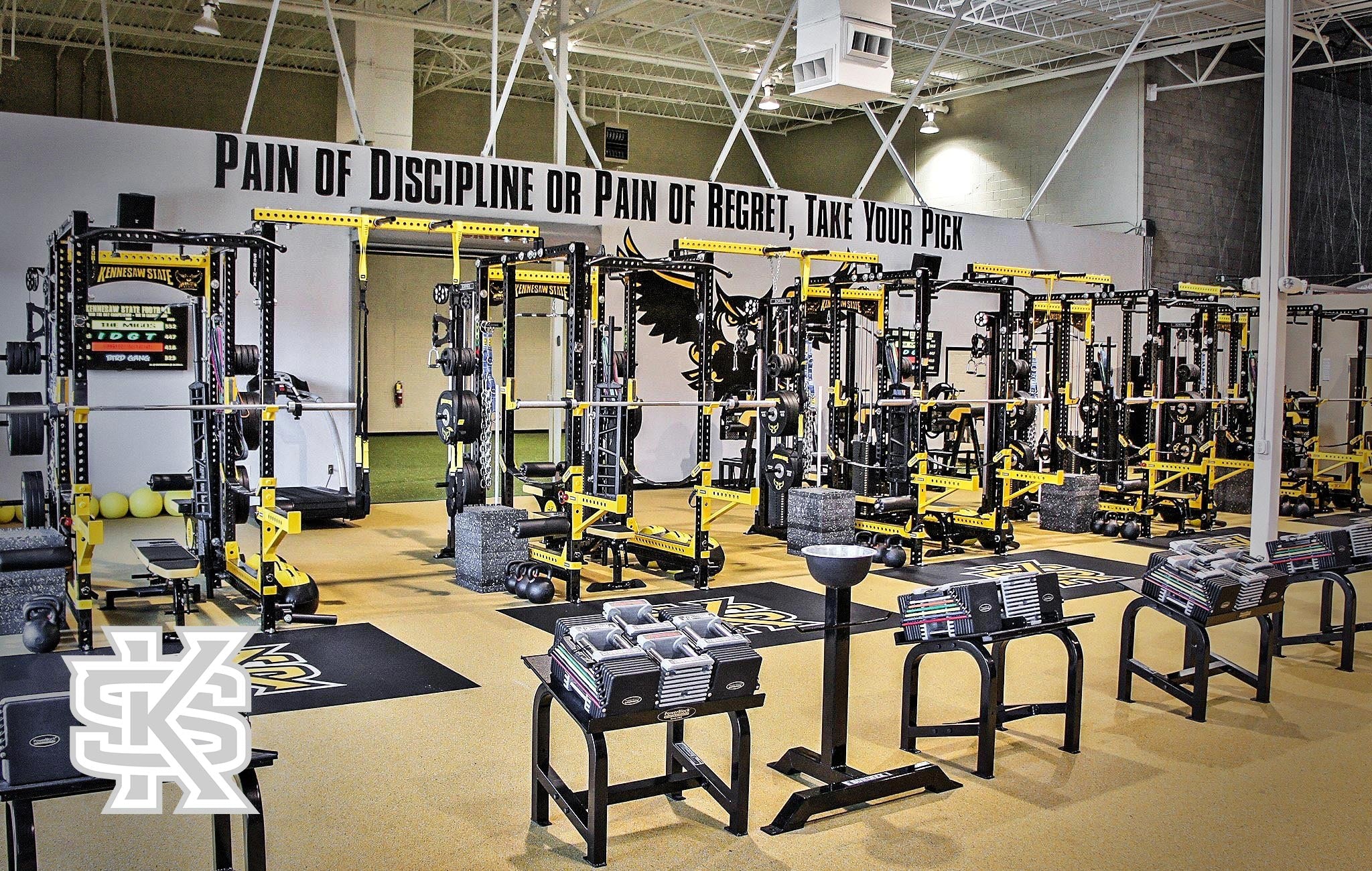 Kennesaw State Sorinex strength and conditioning facility