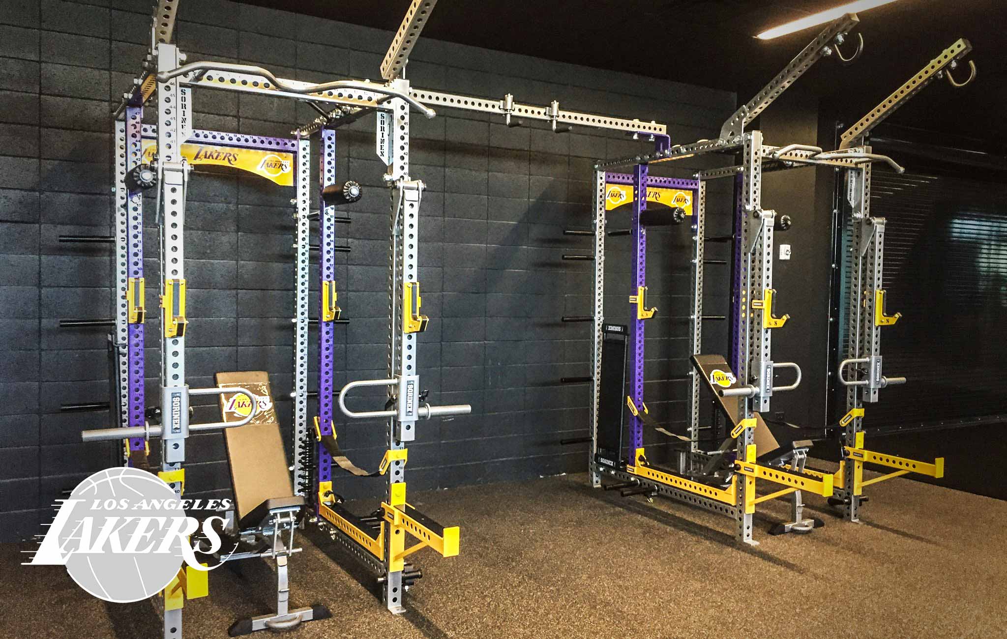 Los Angeles Lakers Sorinex strength and conditioning facility