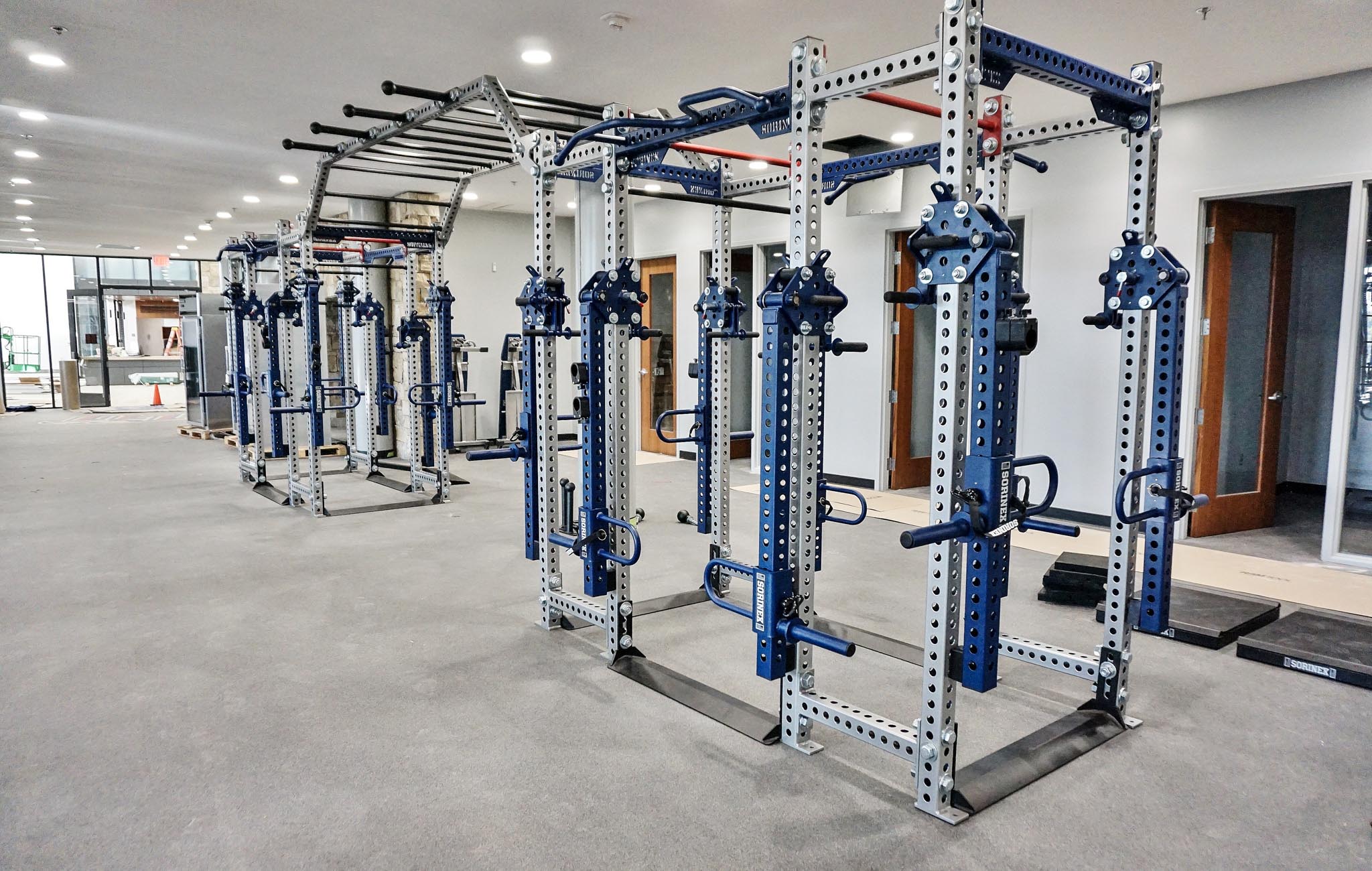 college strength training facilities