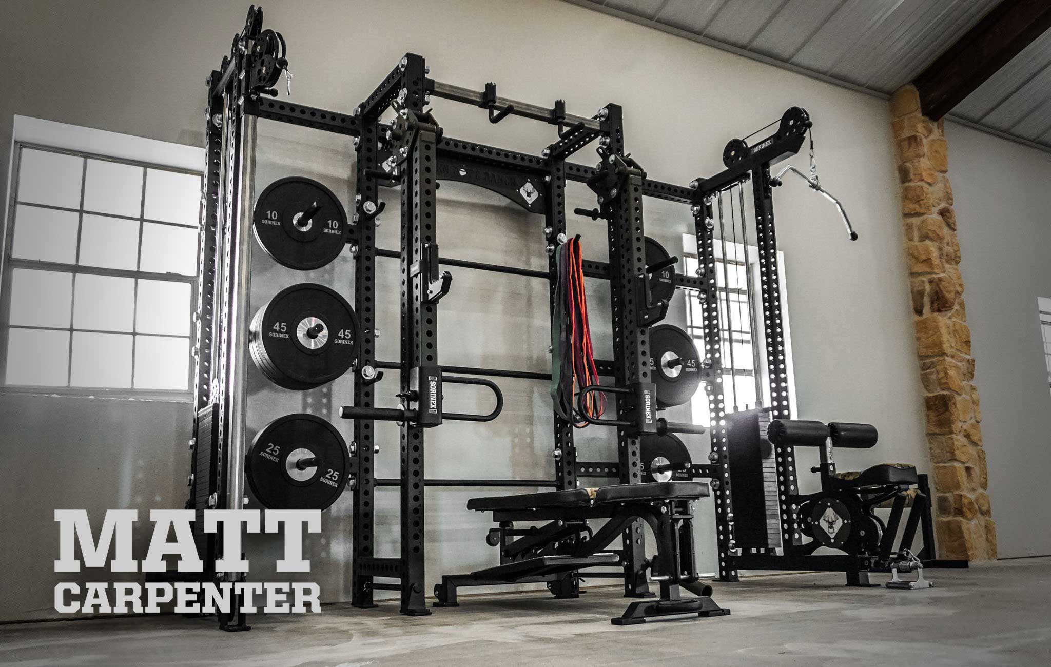 Matt Carpenter sorinex home gym