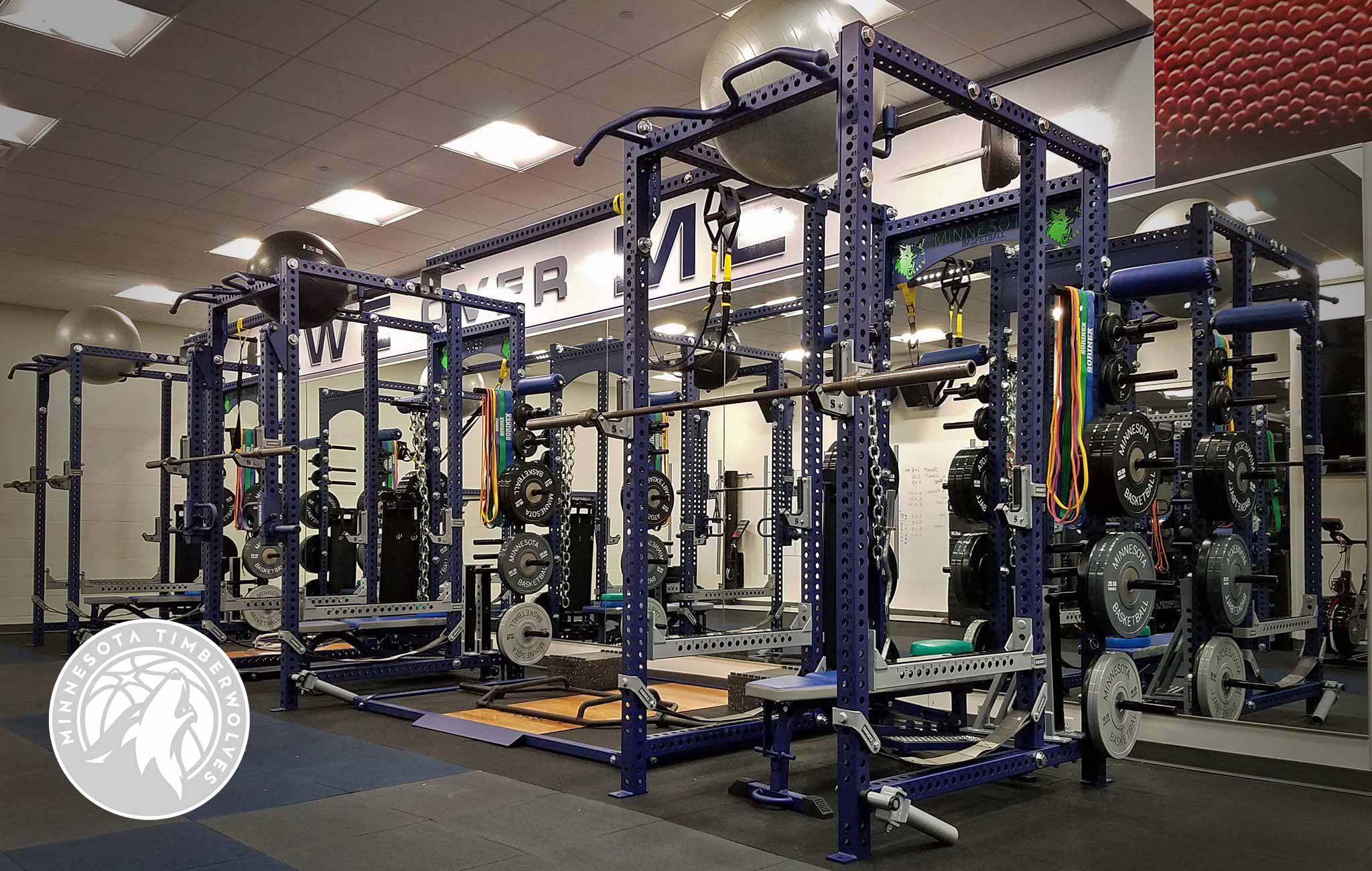 Minnesota Timberwolves Sorinex strength and conditioning facility