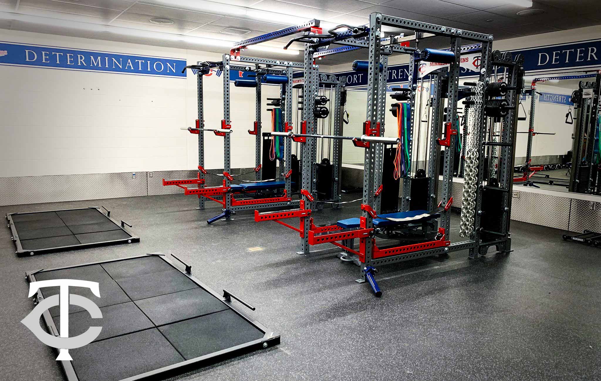 Minnesota Twins Sorinex strength and conditioning facility