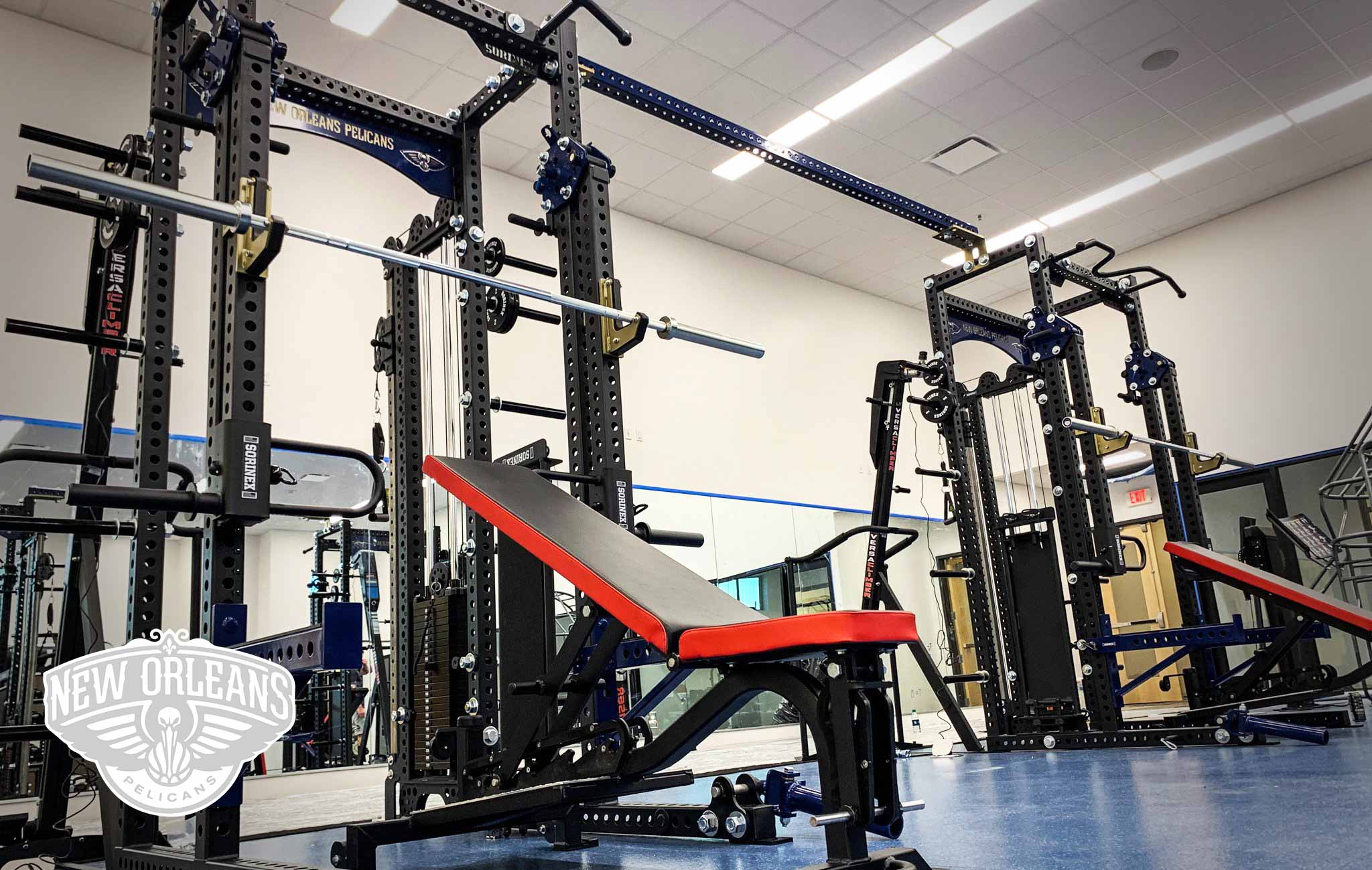 New Orleans Pelicans Sorinex strength and conditioning facility