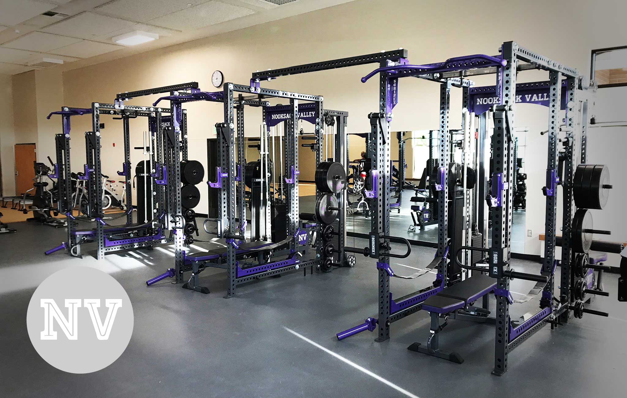 Nooksack High School Sorinex strength and conditioning facility